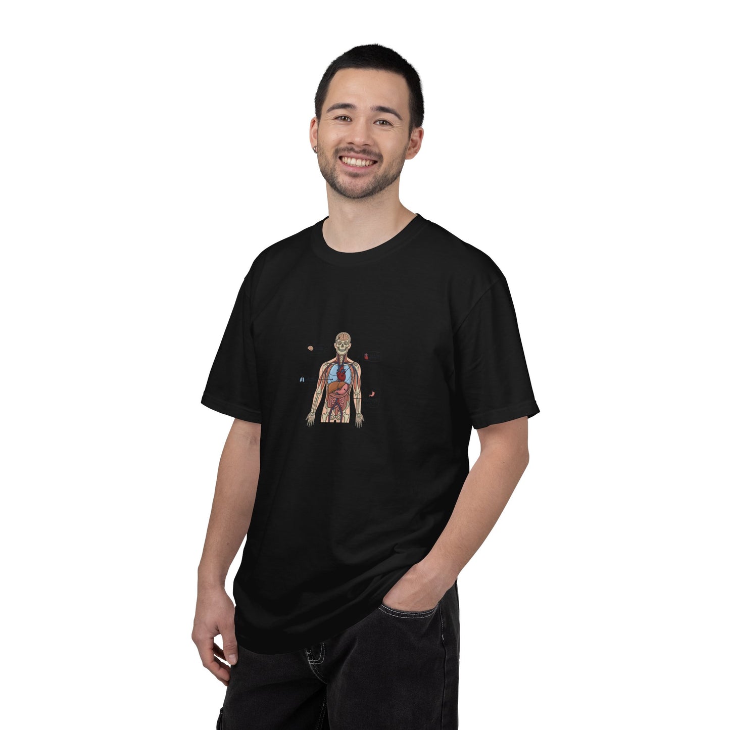 Human Anatomy Diagram T-Shirt — Medical Student Anatomy Tee
