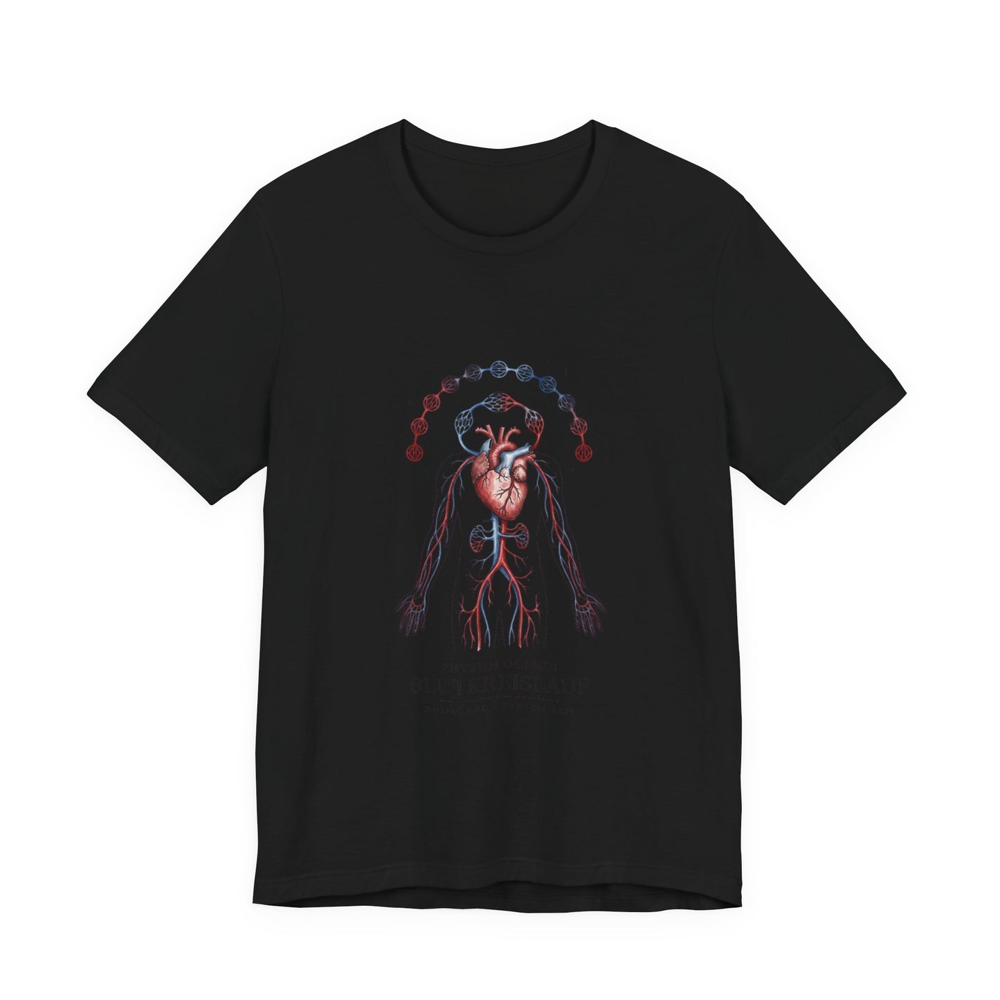 Anatomical Heart with Birth Flowers Tee | Botanical Birth Month Illustration