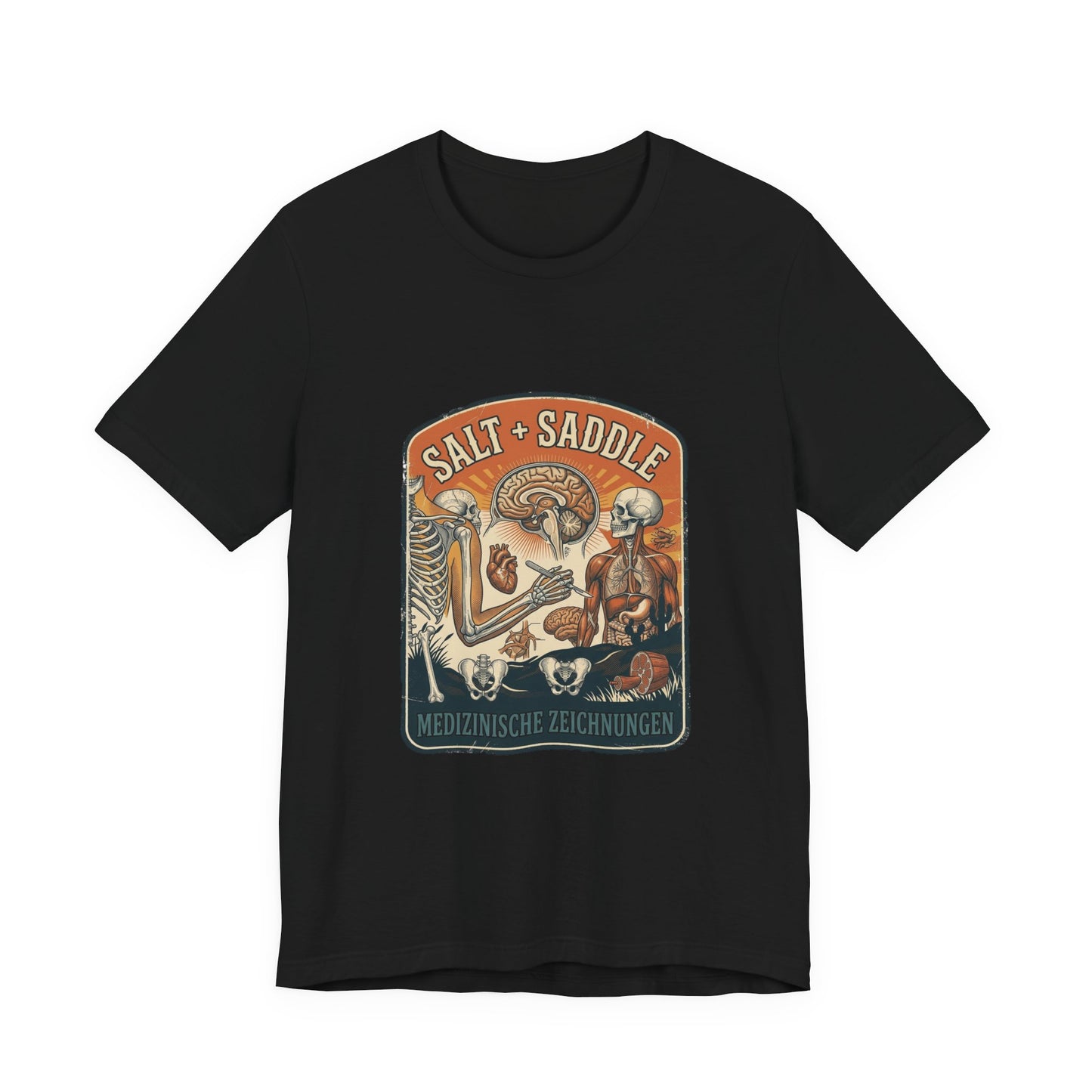 Salt & Saddle Skull Western Tee | Country Aesthetic, Coastal Cowgirl