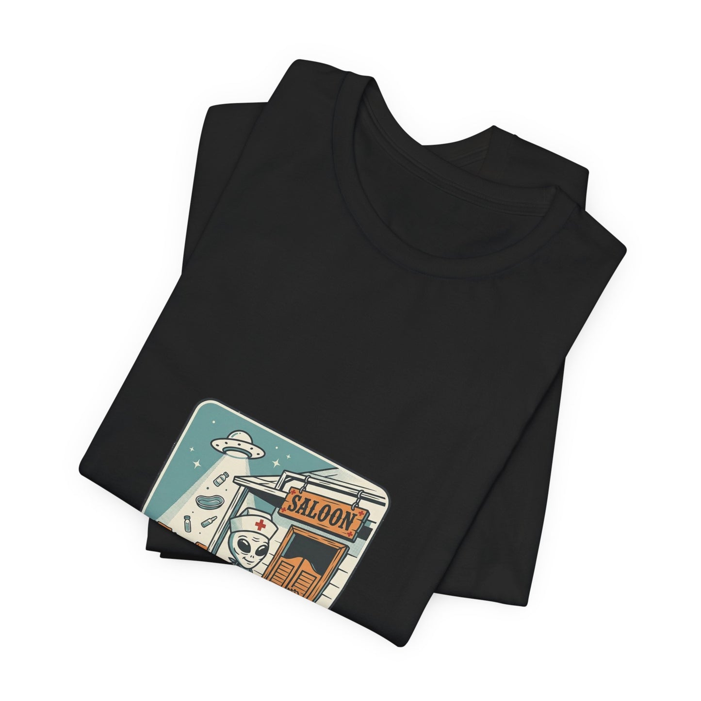 Howdy Alien Cowboy Tee | Retro UFO Desert Graphic