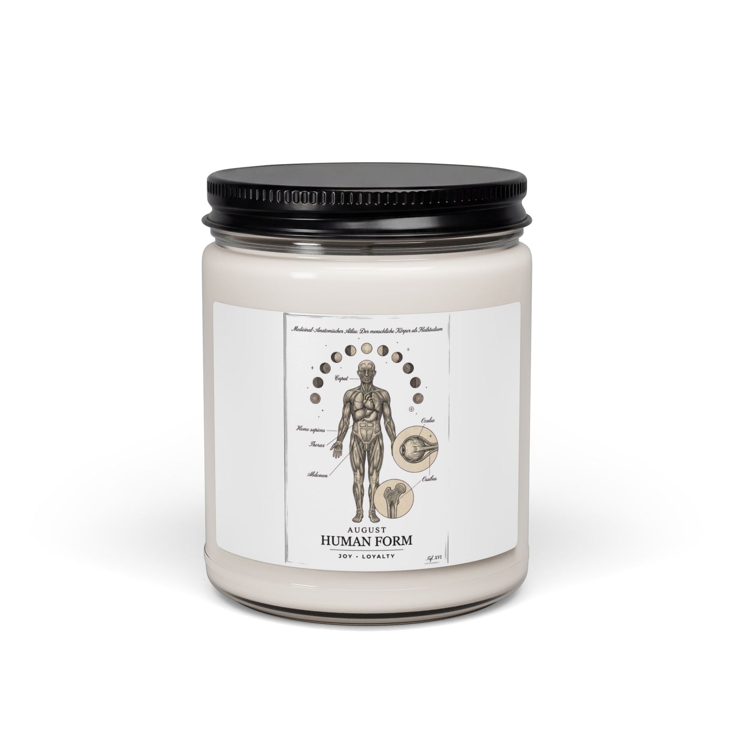 Birth Flower Soy Candle, Personalized Botanical Birth Month Candle