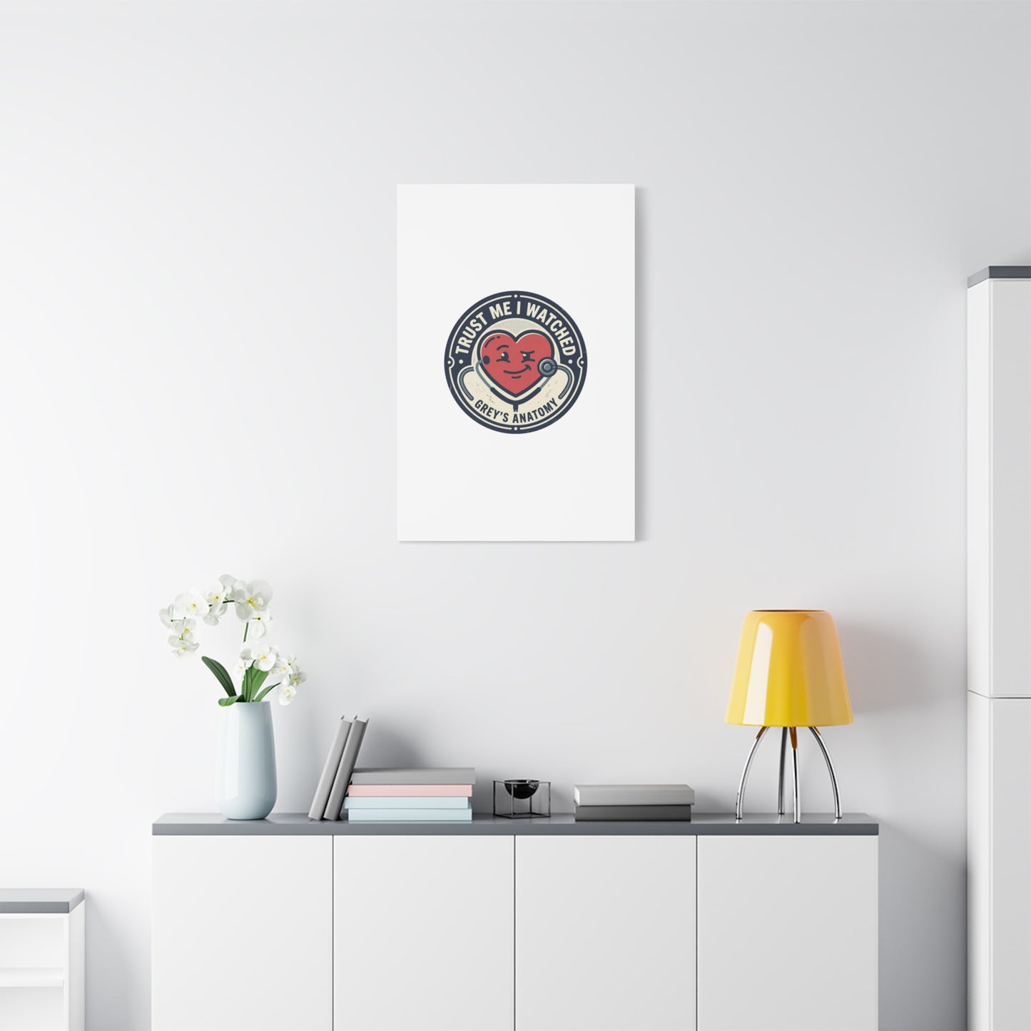 'Trust Me I Watched Grey’s Anatomy' Matte Canvas Wall Art