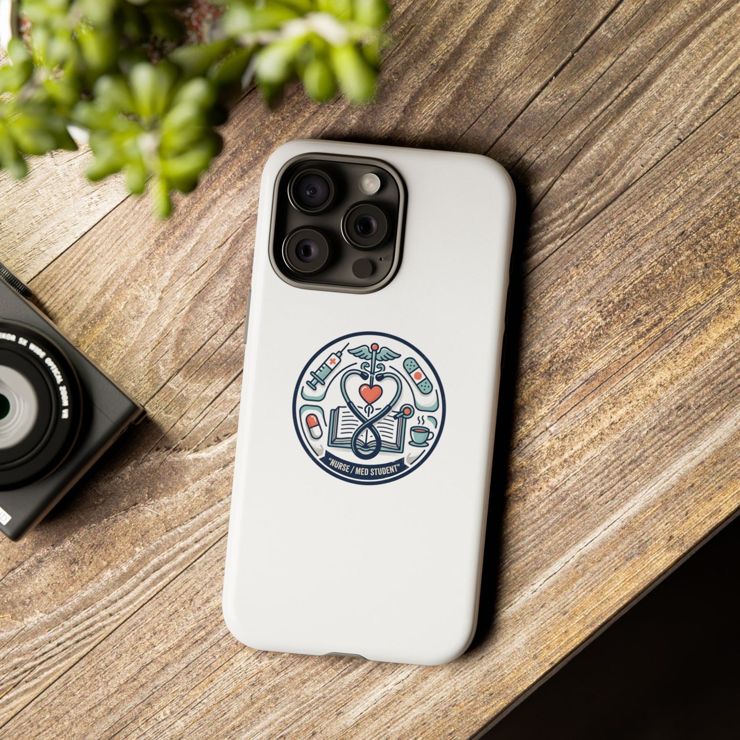 Nurse Aesthetic Tough Case — Medical Student Phone Case