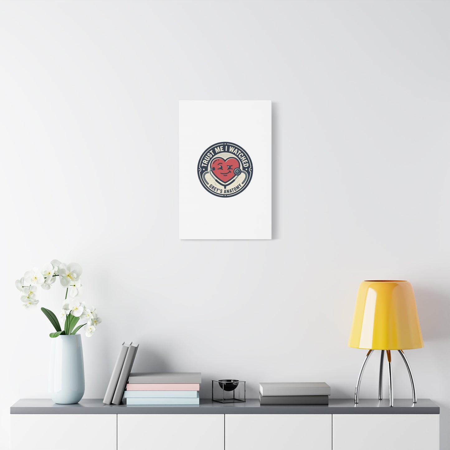 'Trust Me I Watched Grey’s Anatomy' Matte Canvas Wall Art
