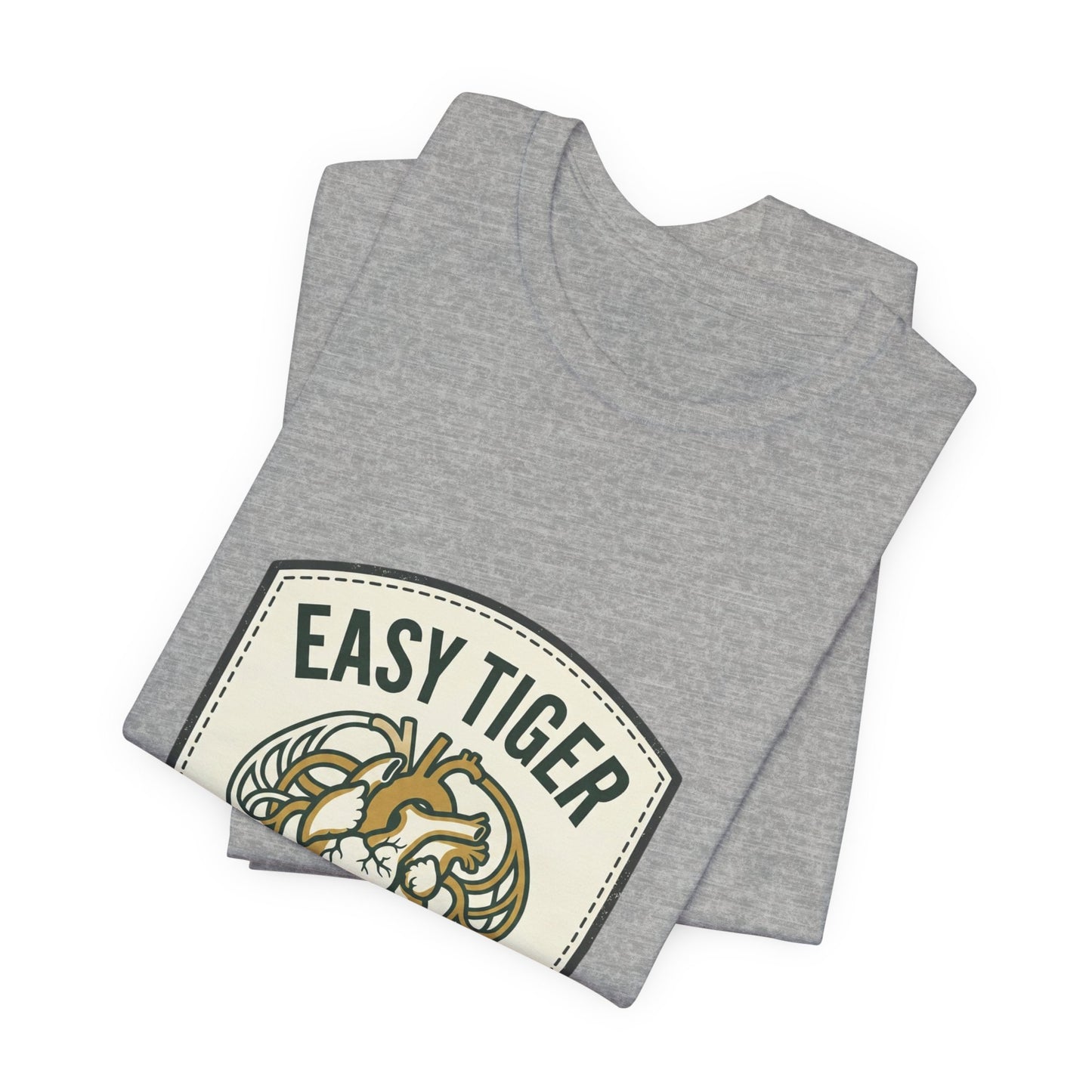 Easy Tiger Retro Tiger Crest Tee | Vintage Summer Camp, Tropical Badge