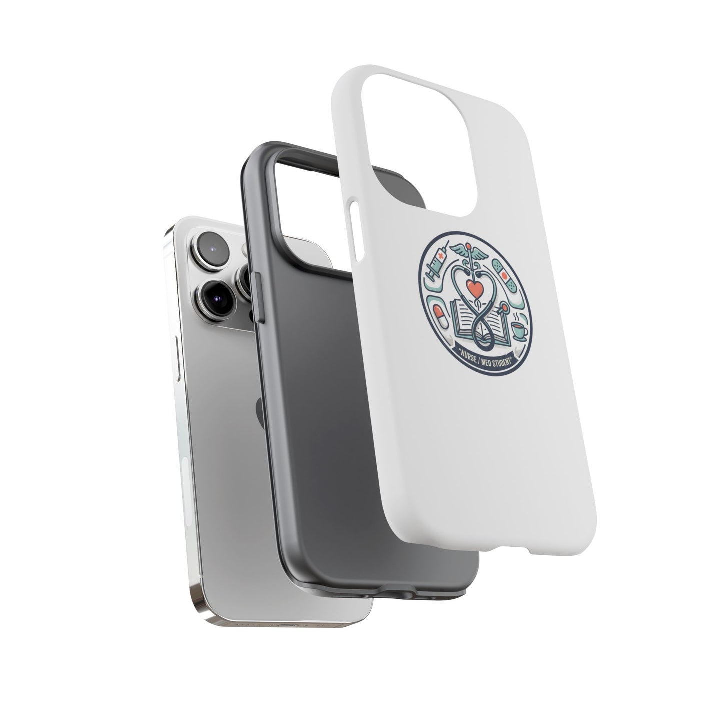 Nurse Aesthetic Tough Case — Medical Student Phone Case