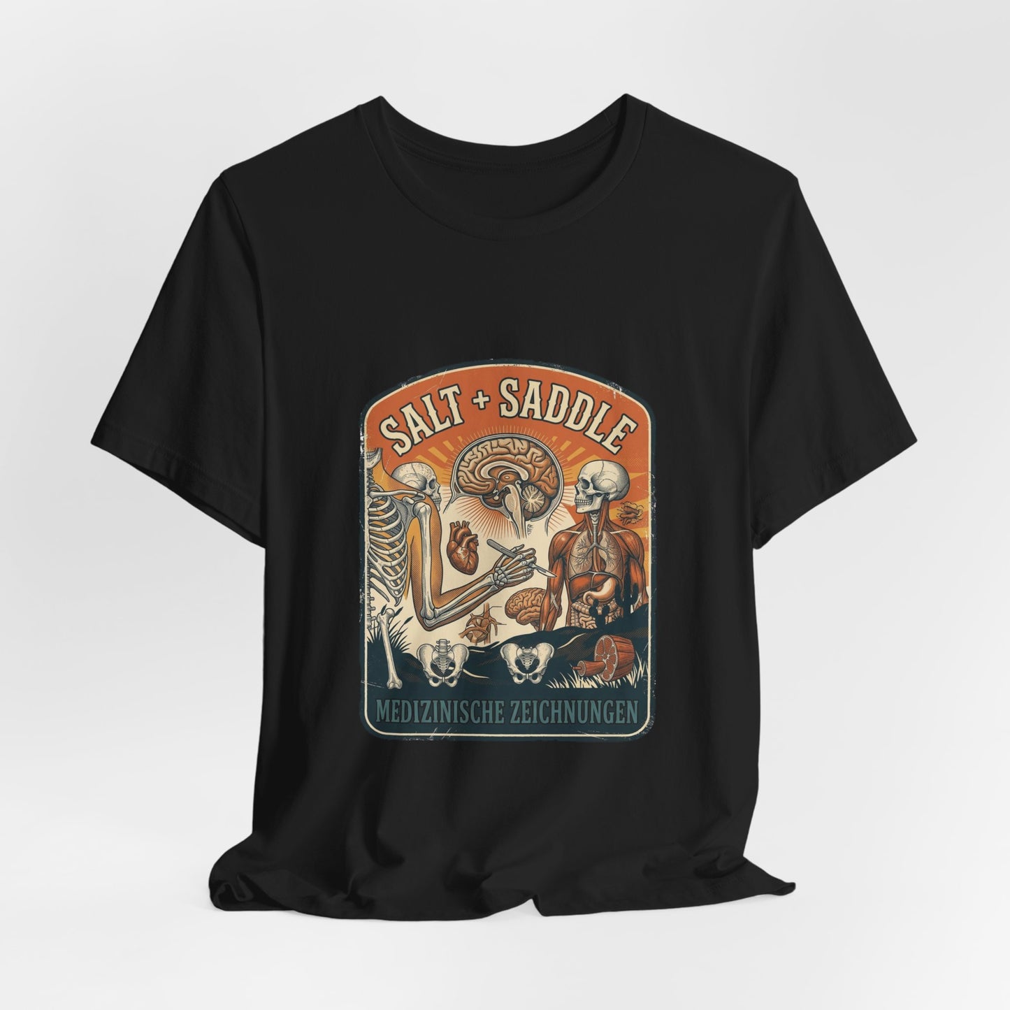 Salt & Saddle Skull Western Tee | Country Aesthetic, Coastal Cowgirl