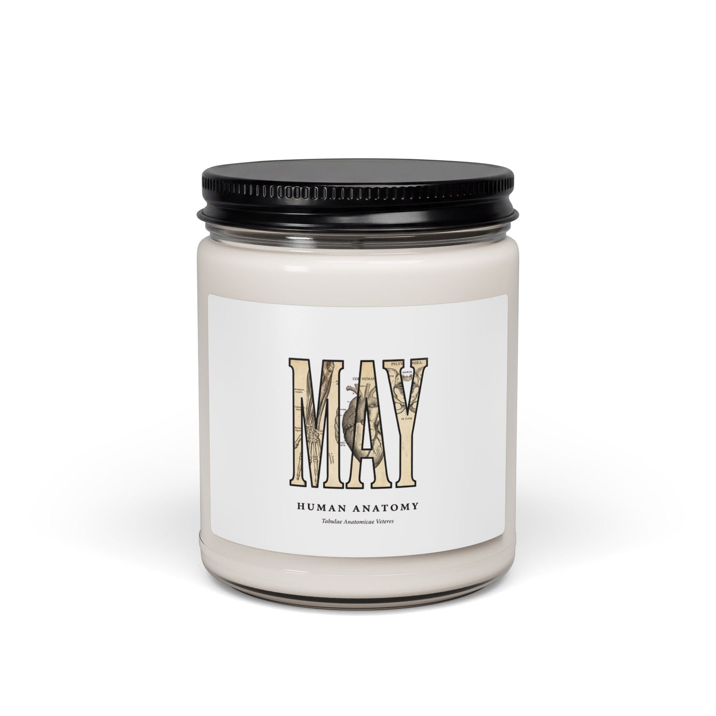 May Birth Flower Candle | Soy Candle, Personalized Botanical Birth Month