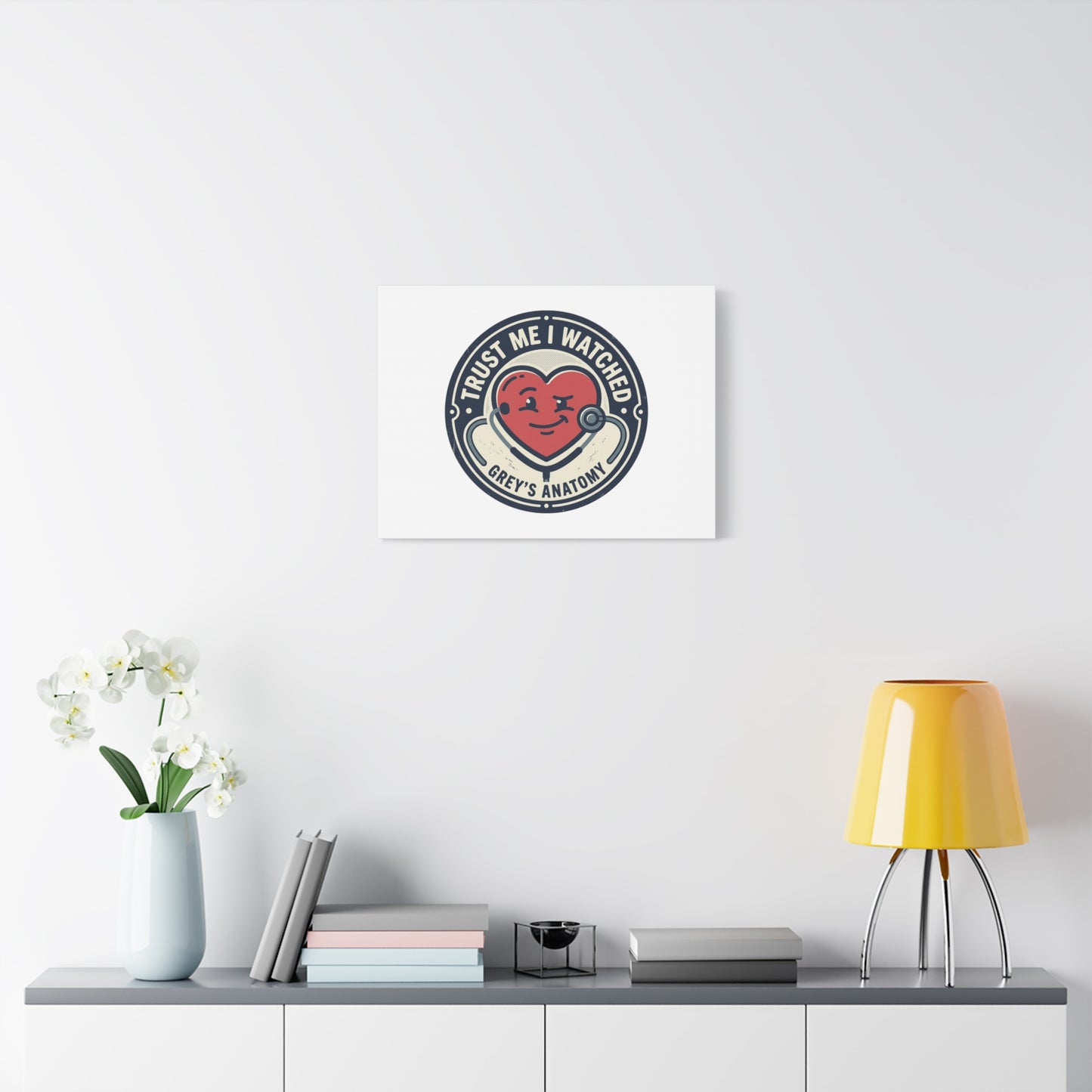 'Trust Me I Watched Grey’s Anatomy' Matte Canvas Wall Art