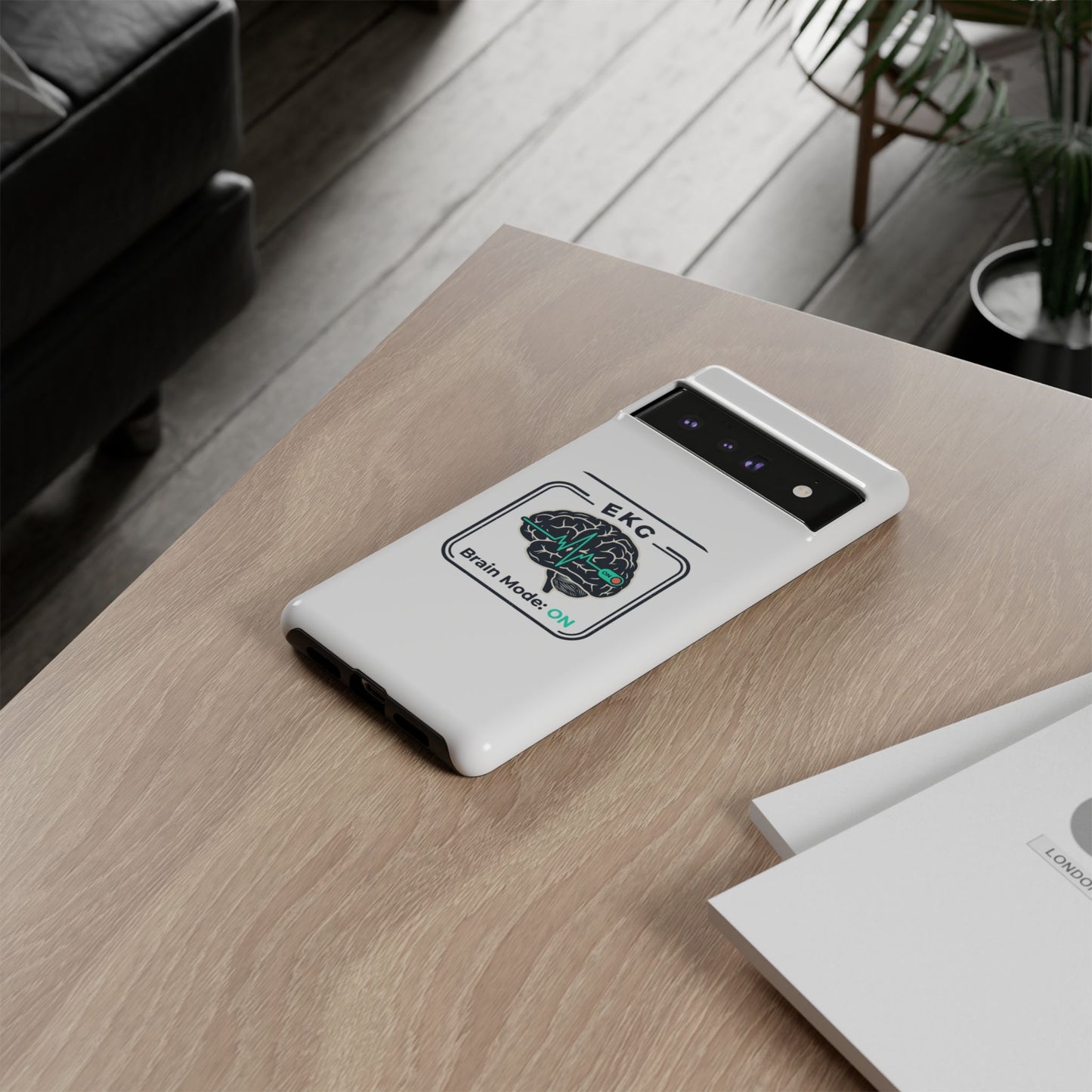 Tough Cases — 'EKG Brain Mode: ON' Phone Case