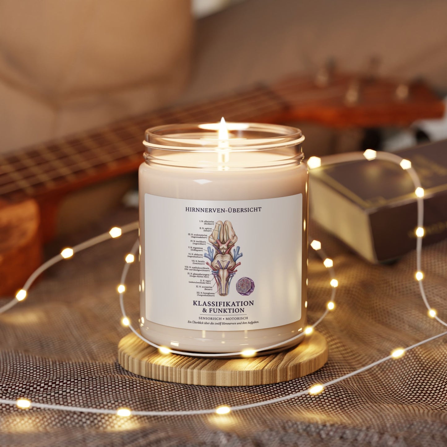 Birth Flower Soy Candle, Botanical Birth Month Candle | Personalized Floral Scent