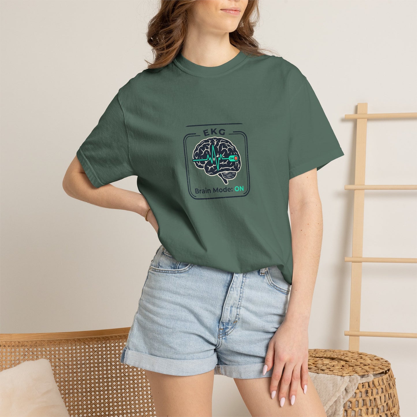 EKG Brain Mode: ON T-Shirt