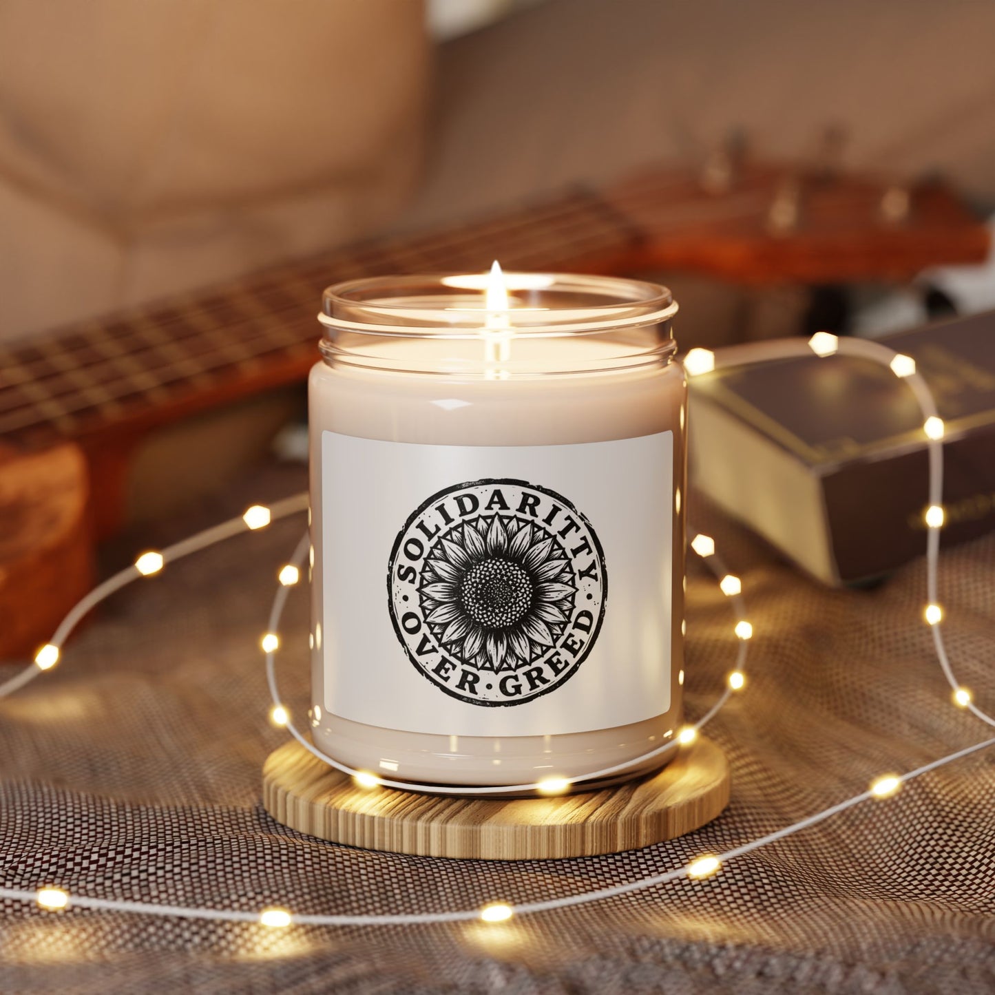 Solidarity Over Greed Soy Candle | Values-Led Statement Candle
