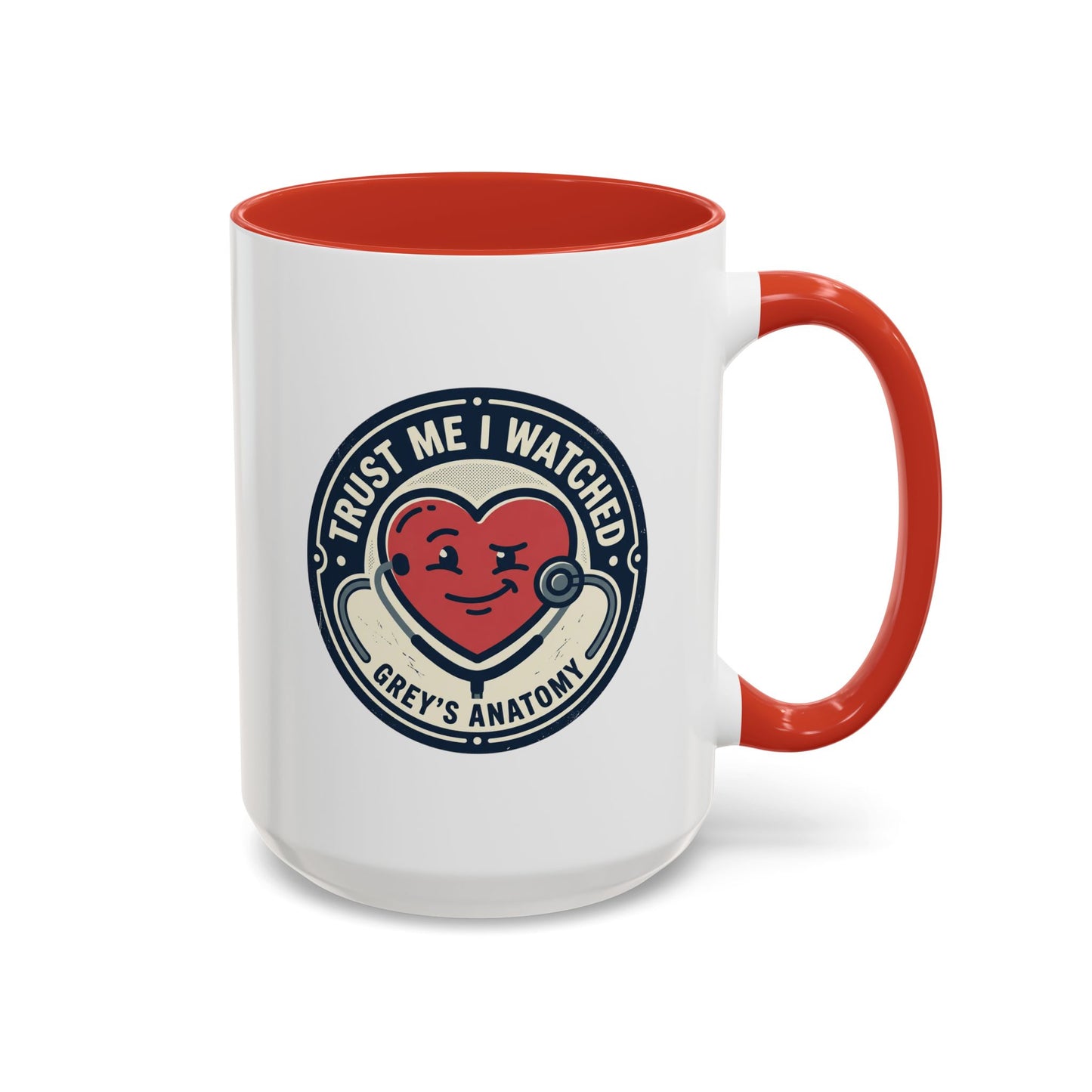 Trust Me I Watched Grey’s Anatomy Accent Coffee Mug — 11/15oz TV Fan Gift