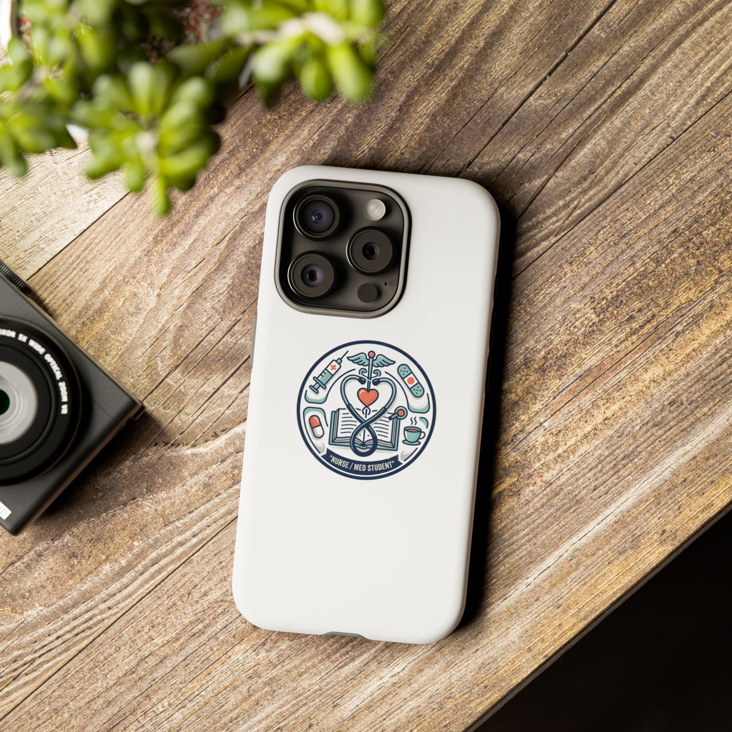 Nurse Aesthetic Tough Case — Medical Student Phone Case