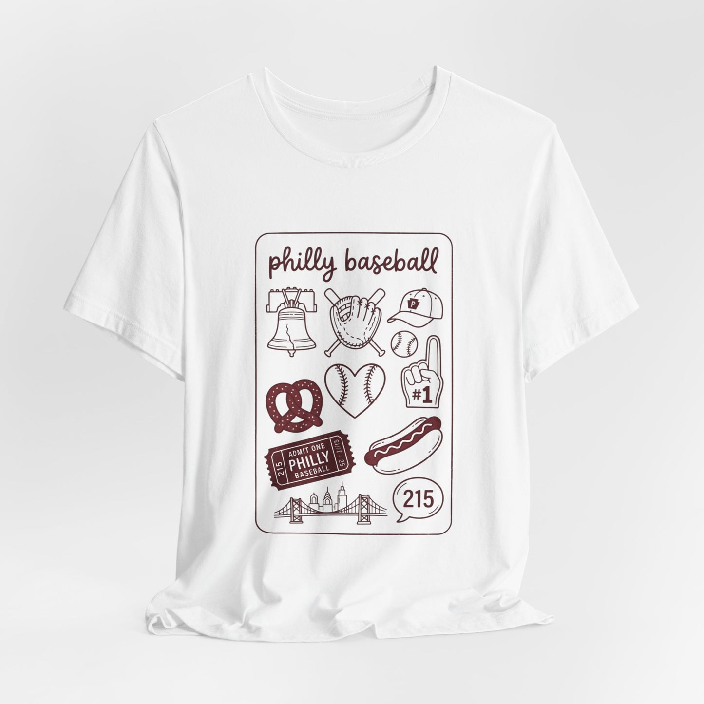 Philly Baseball Icons Tee | City Pride, Local Sportswear