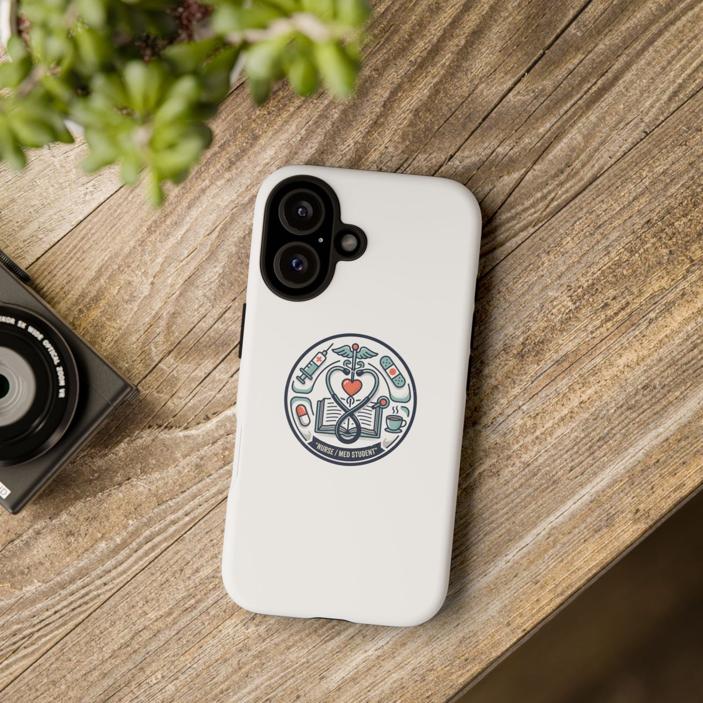Nurse Aesthetic Tough Case — Medical Student Phone Case