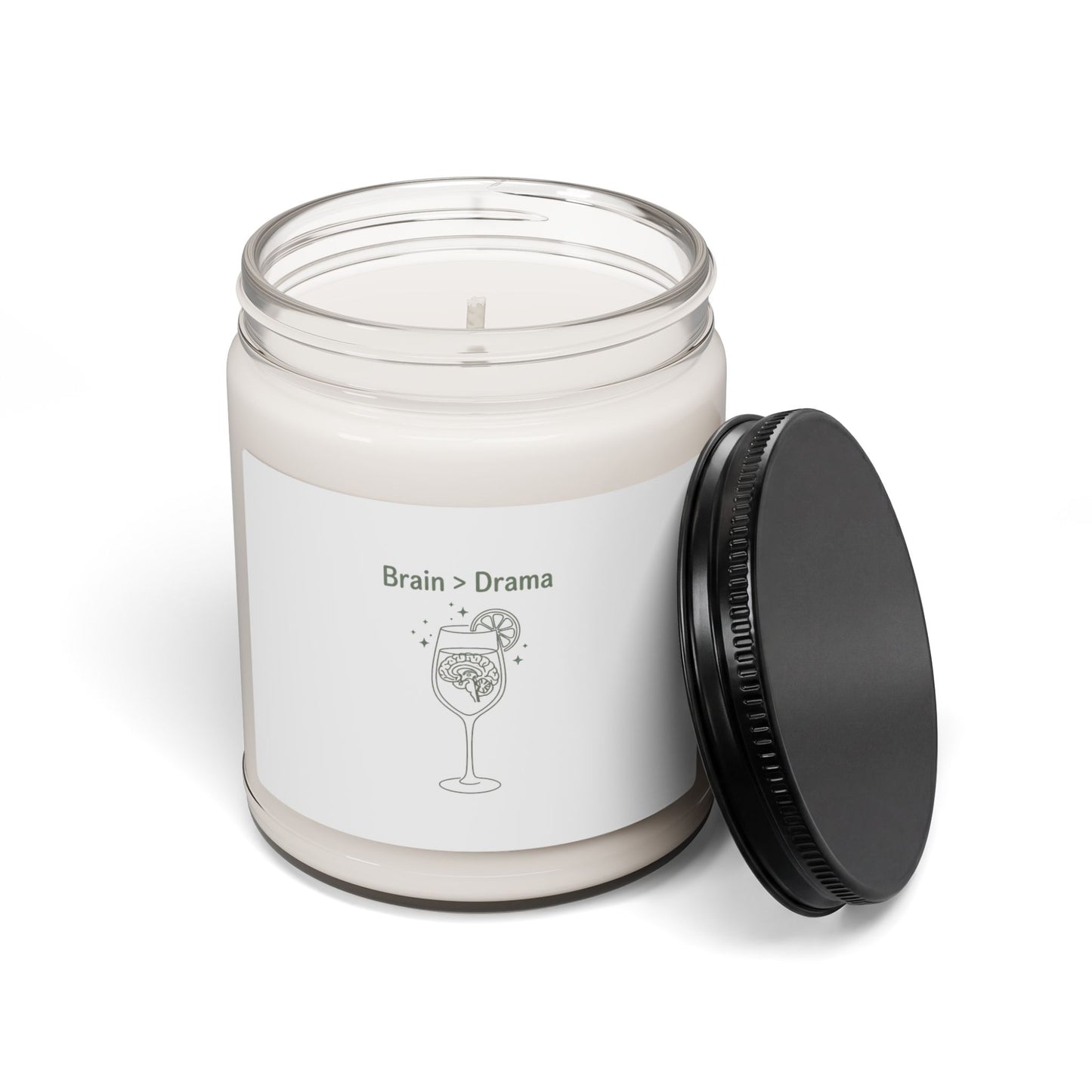 Brain > Drama Soy Candle | Bride Era, Engaged Slogan, Feminine Script