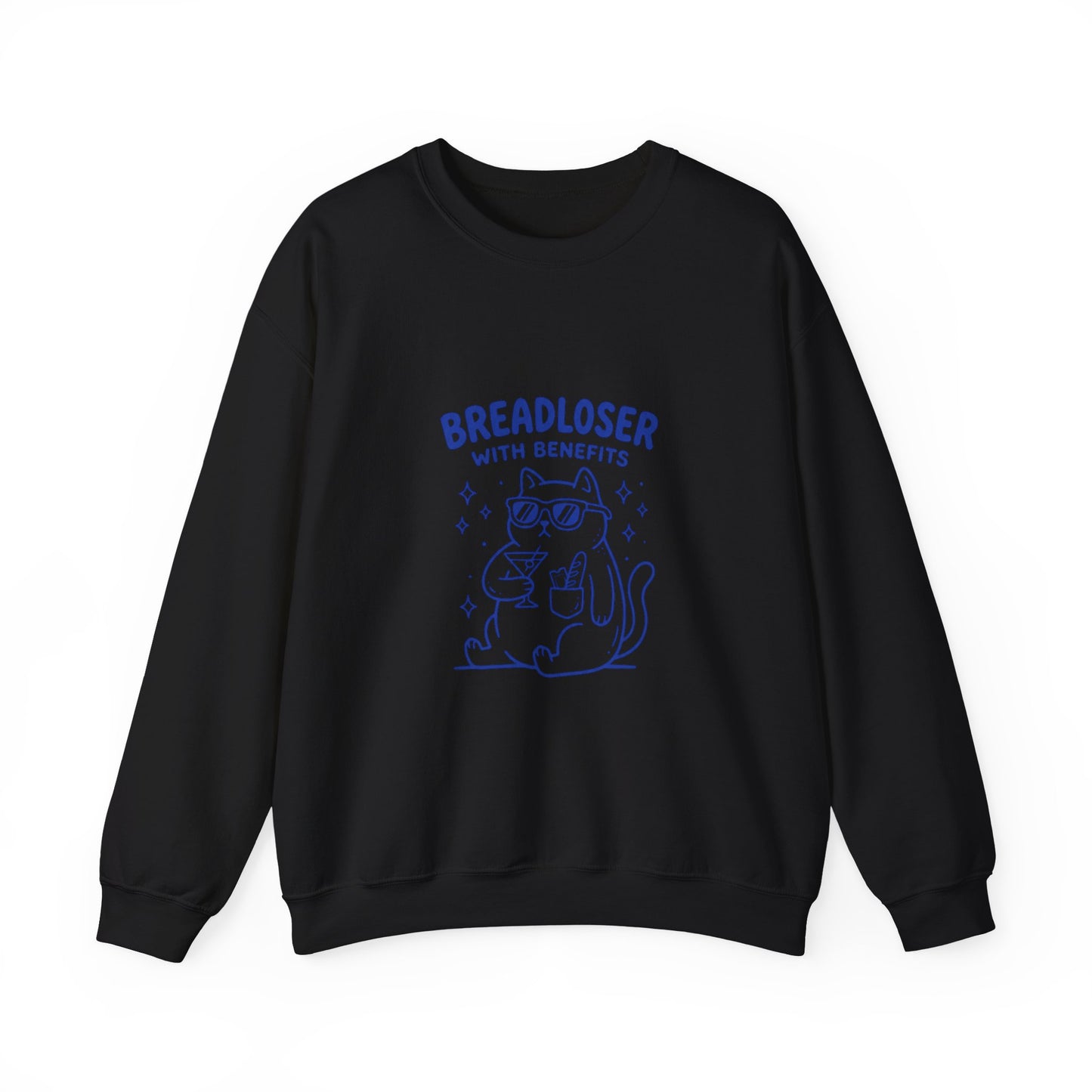BREADLOSER CAT Sweatshirt | Primary Breadloser, Burnout Humor