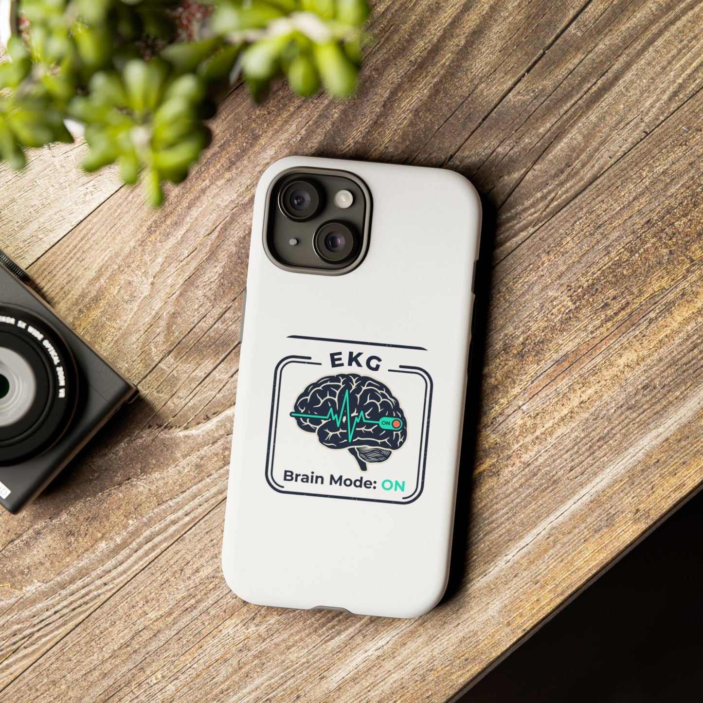 Tough Cases — 'EKG Brain Mode: ON' Phone Case