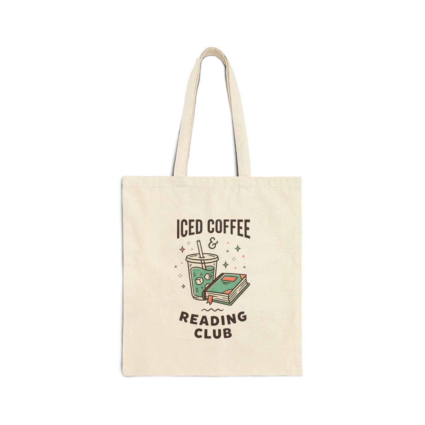Iced Coffee & Reading Club Tote | Book Girl Summer, BookTok Aesthetic