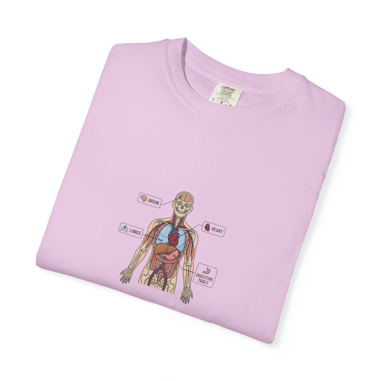 Human Anatomy Diagram T-Shirt — Medical Student Anatomy Tee