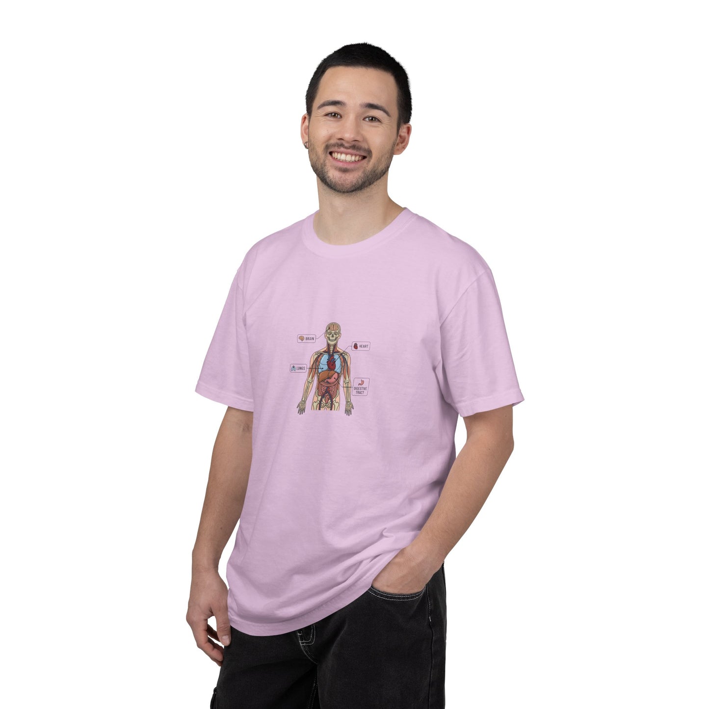 Human Anatomy Diagram T-Shirt — Medical Student Anatomy Tee