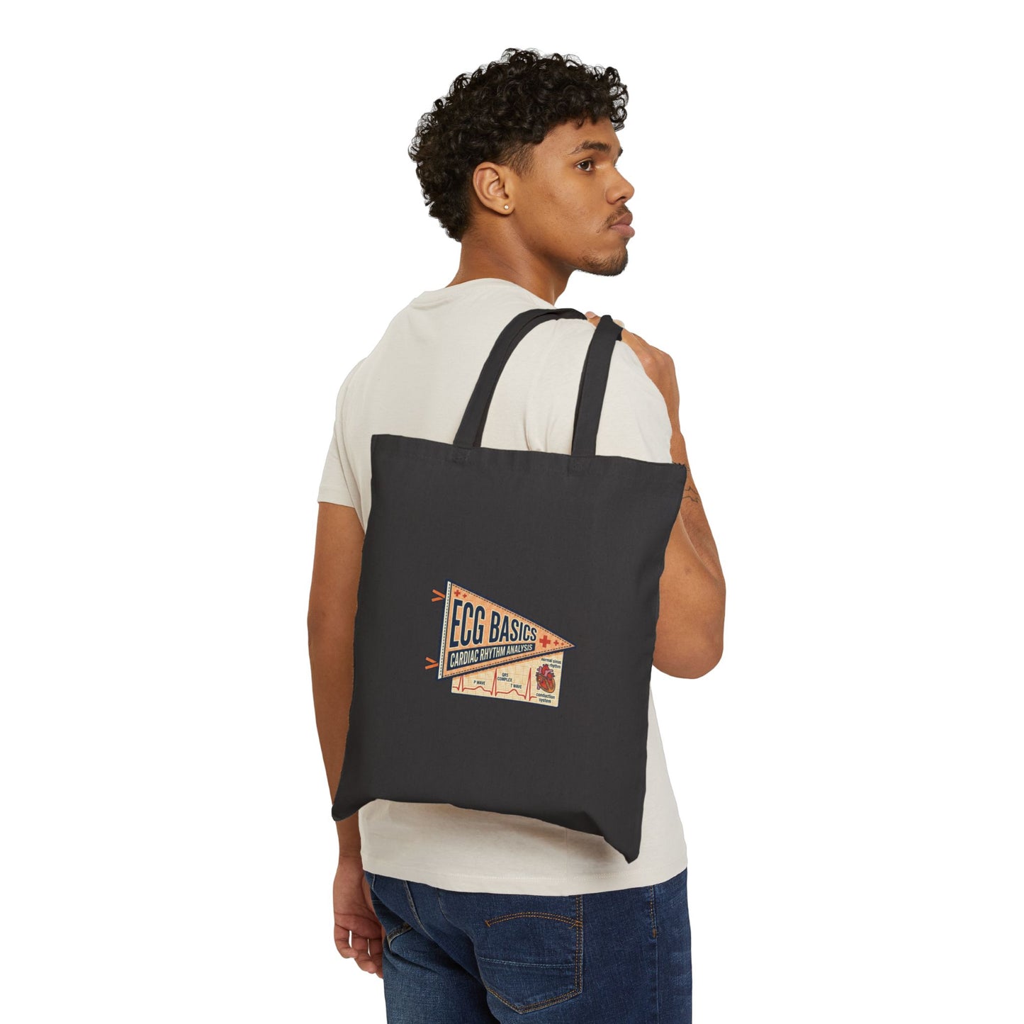 NY City Basketball Pennant Tote Bag | Streetwear City Pride