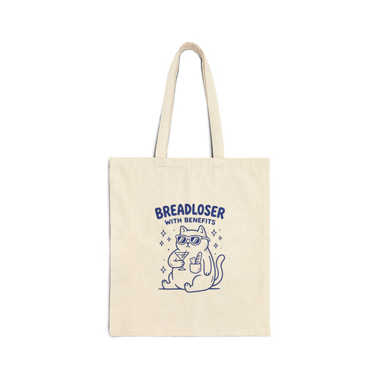BREADLOSER CAT tote bag | breadloser humor, doodle burnout meme