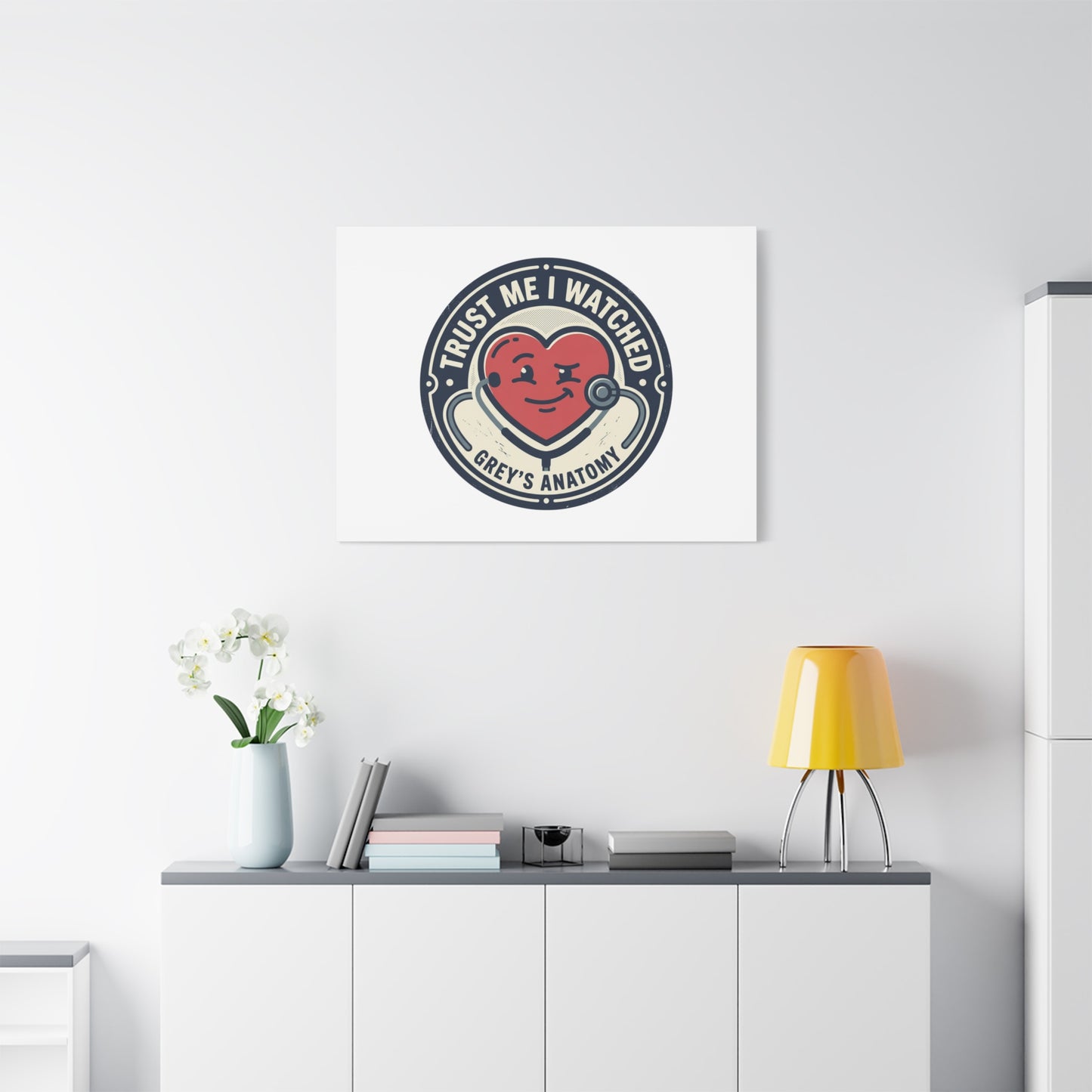 'Trust Me I Watched Grey’s Anatomy' Matte Canvas Wall Art