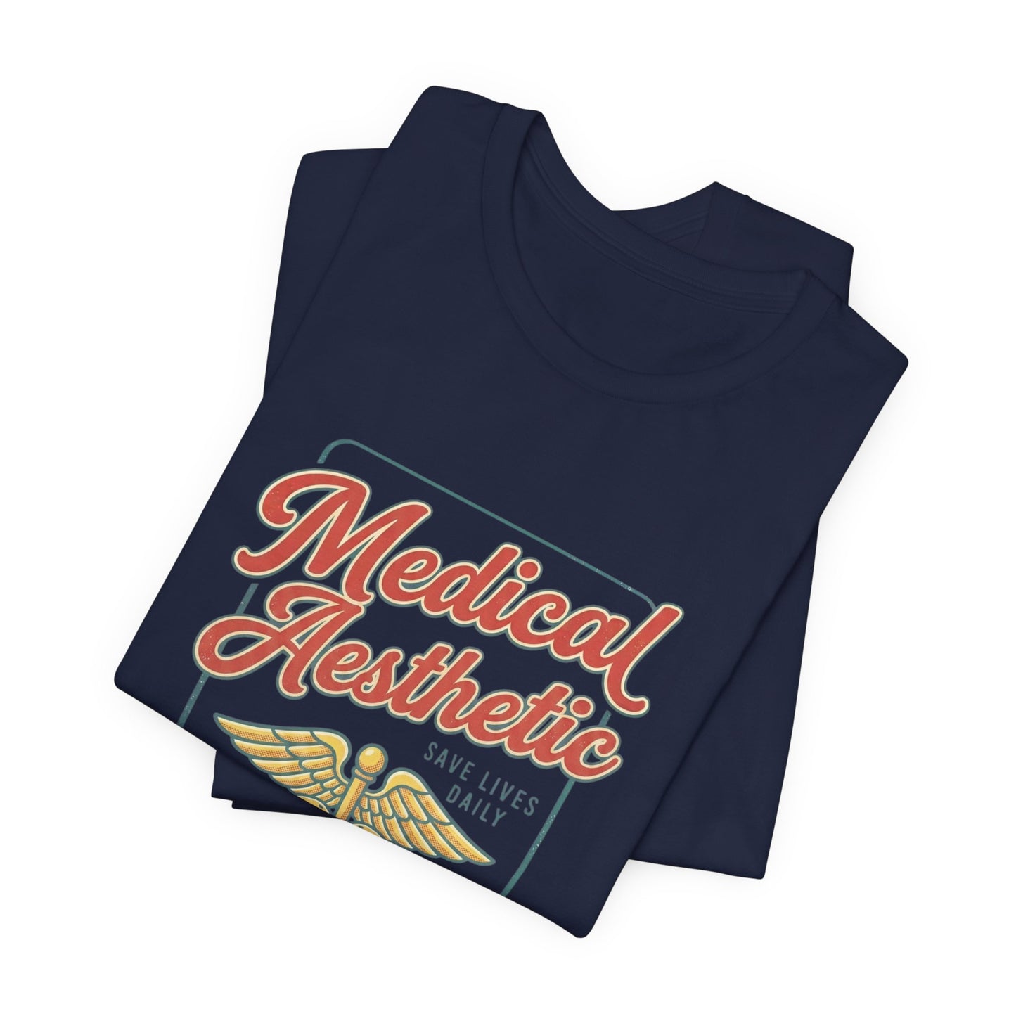 Medical Aesthetic Tee | Vintage Medical Graphic, Retro Typography
