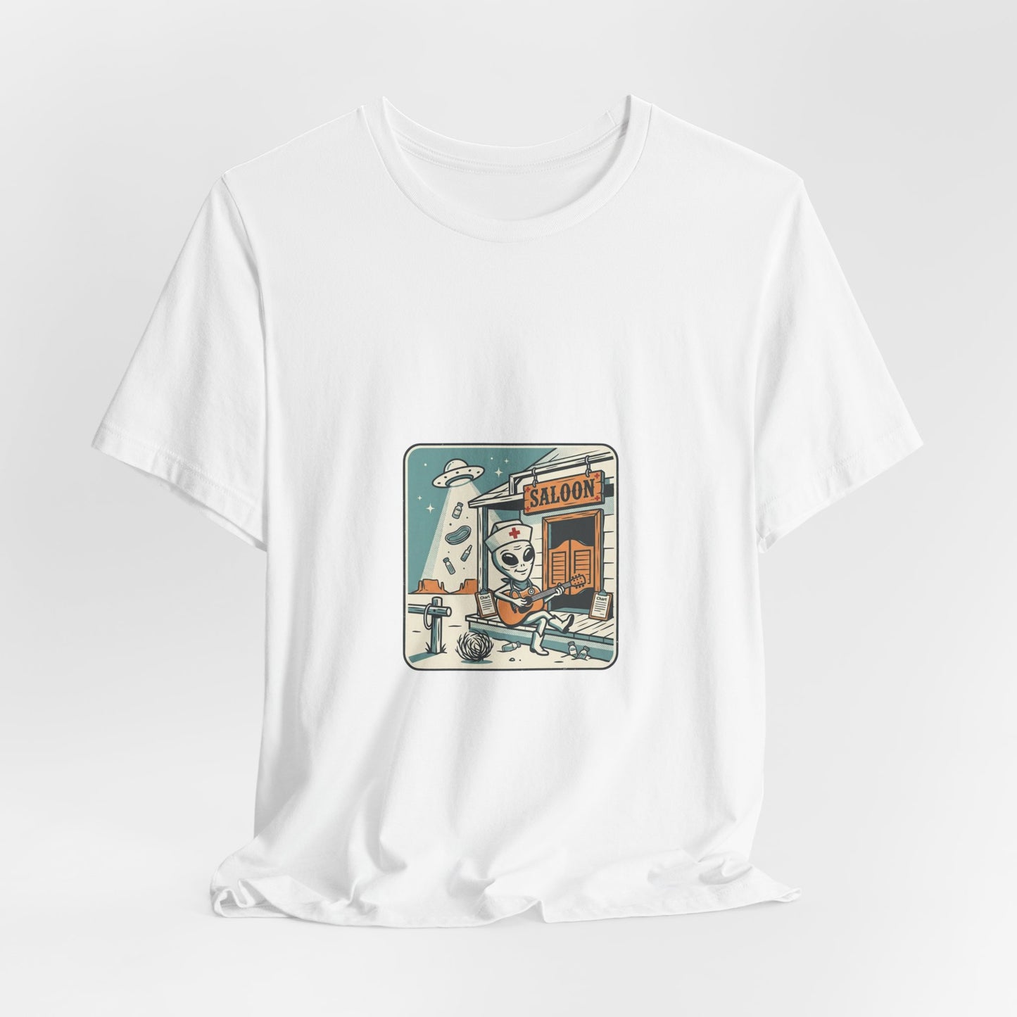 Howdy Alien Cowboy Tee | Retro UFO Desert Graphic