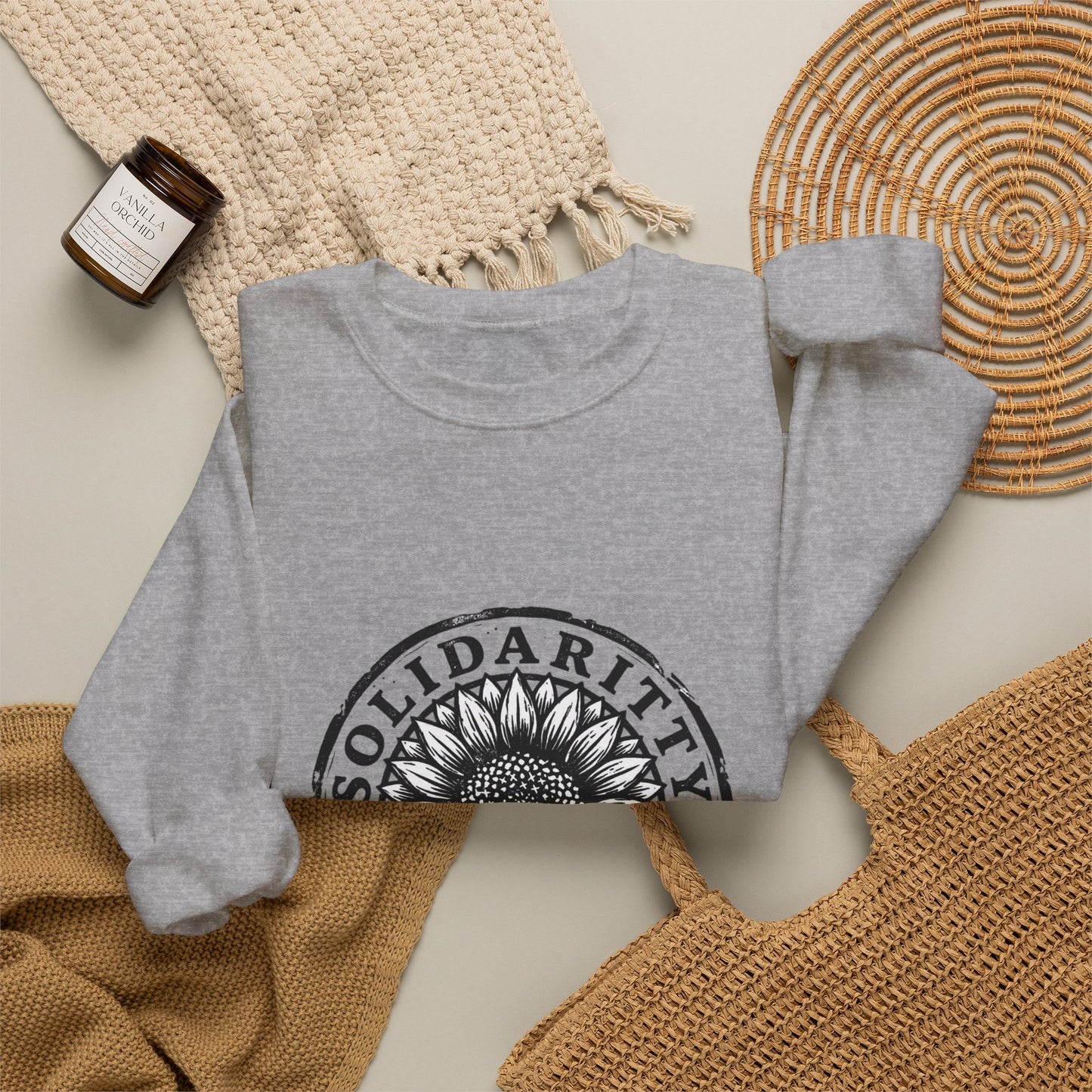 Solidarity Over Greed Sweatshirt | People Over Profit, Values-Led Statement