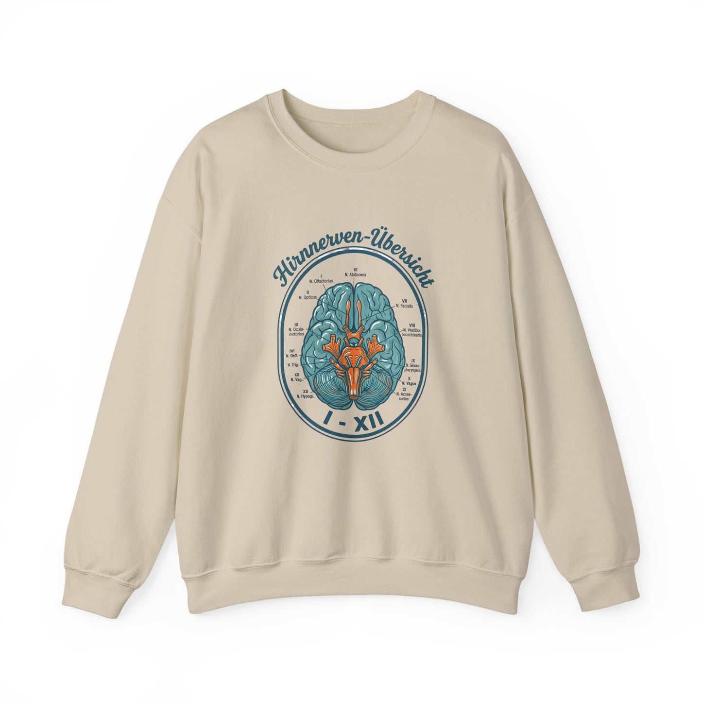 Literary Aesthetic Brain Crest Sweatshirt | Book Girl Summer, BookTok Style