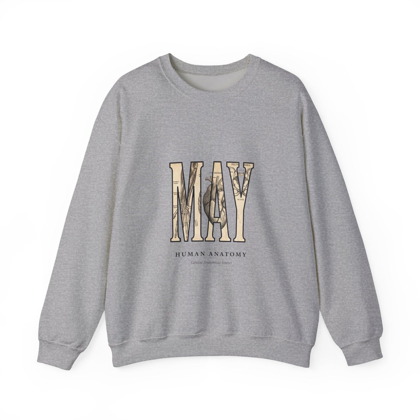 May Birth Flower Sweatshirt | Botanical Birth Month Floral Typography