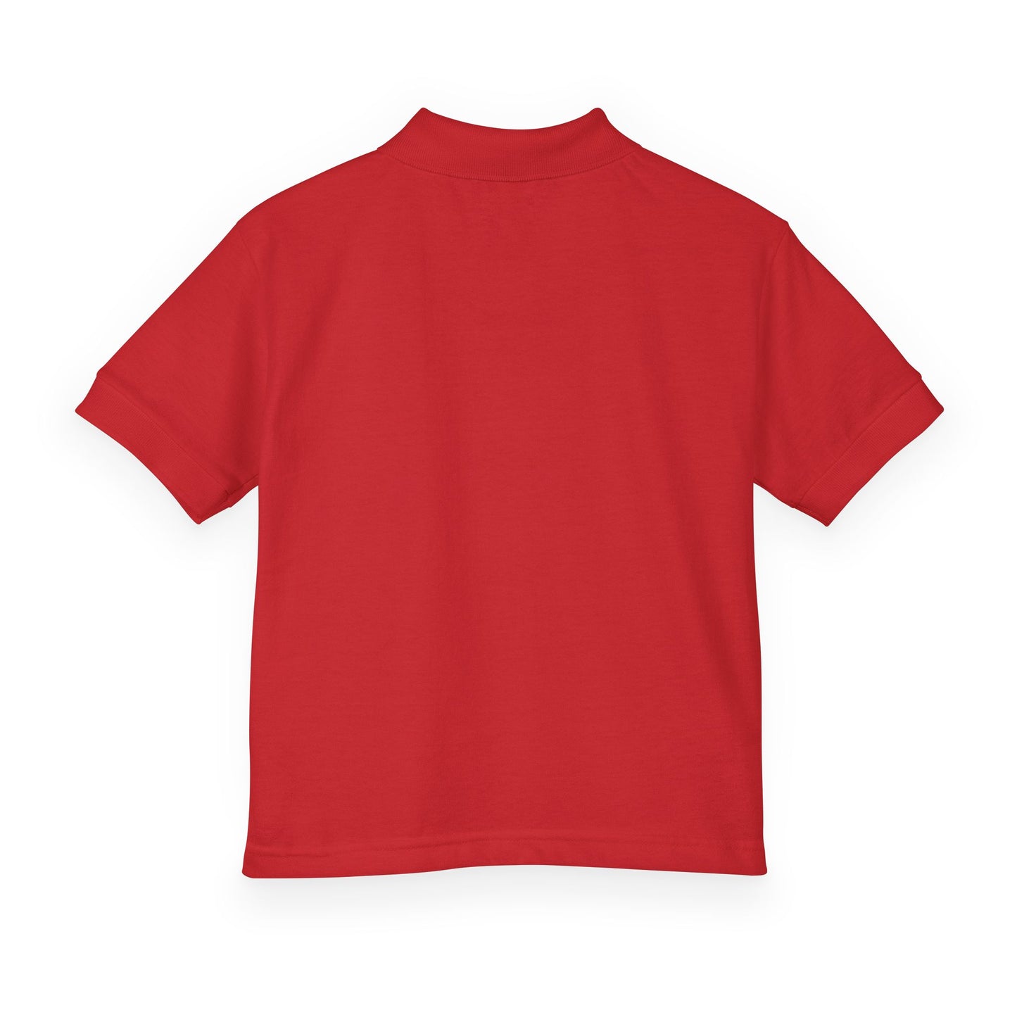 Kids Polo Shirt with Colorful Camping Icons — Outdoor Adventure Badge Design