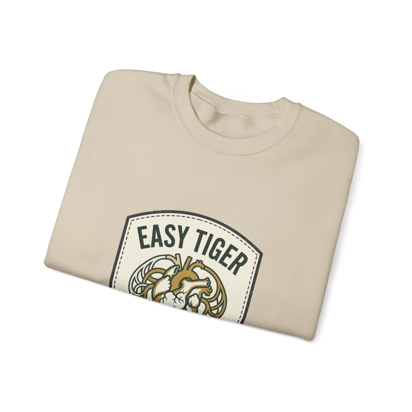 Easy Tiger Retro Tiger Badge Sweatshirt | Vintage Summer Camp