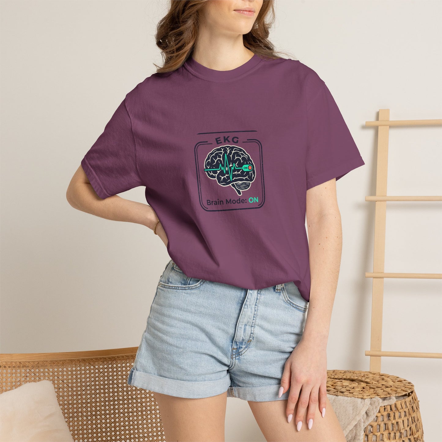 EKG Brain Mode: ON T-Shirt