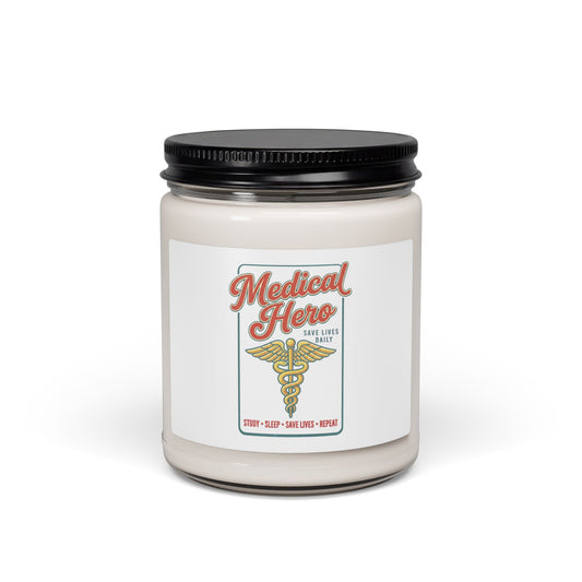 Medical Hero Candle | Vintage Food Graphics Retro Diner Typography