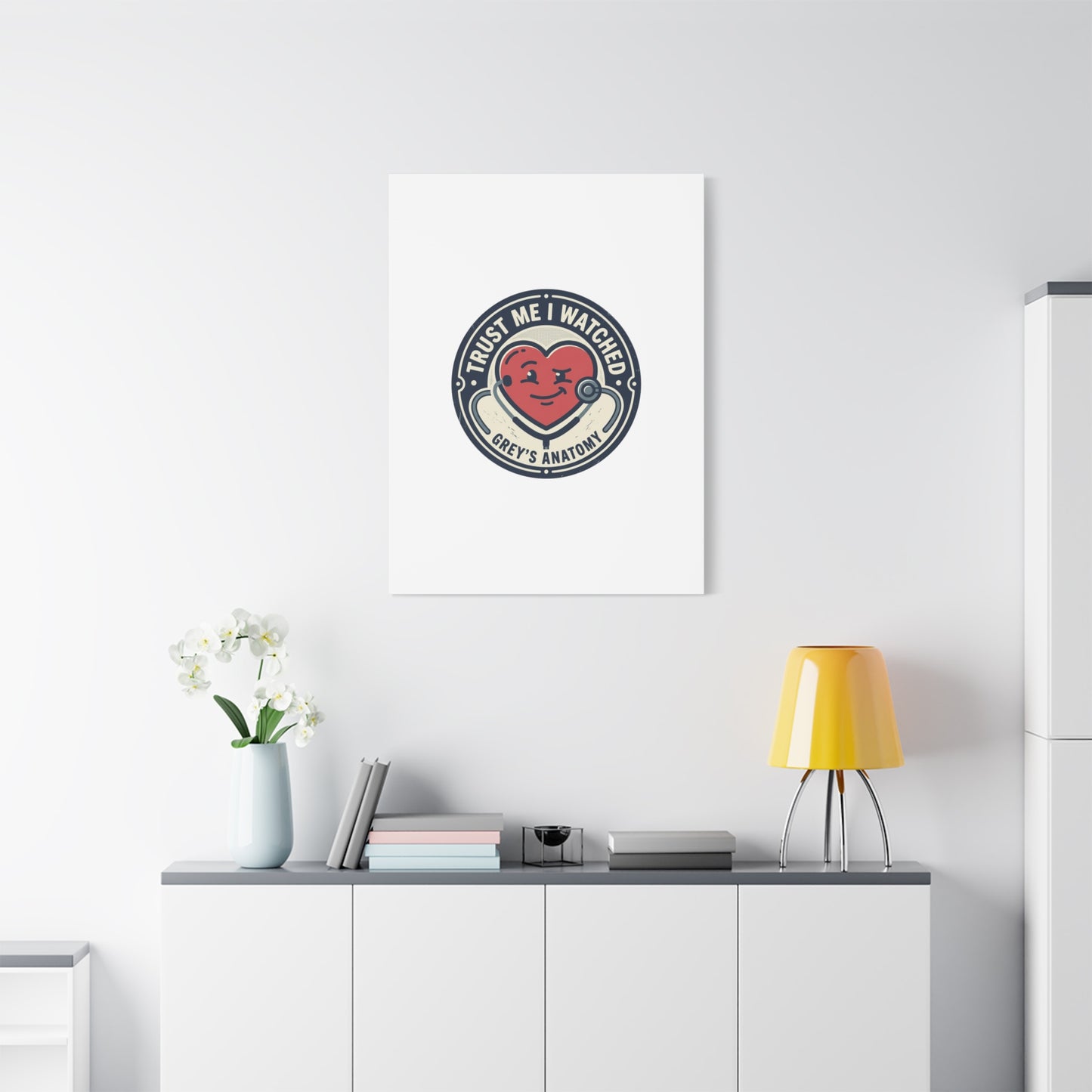 'Trust Me I Watched Grey’s Anatomy' Matte Canvas Wall Art