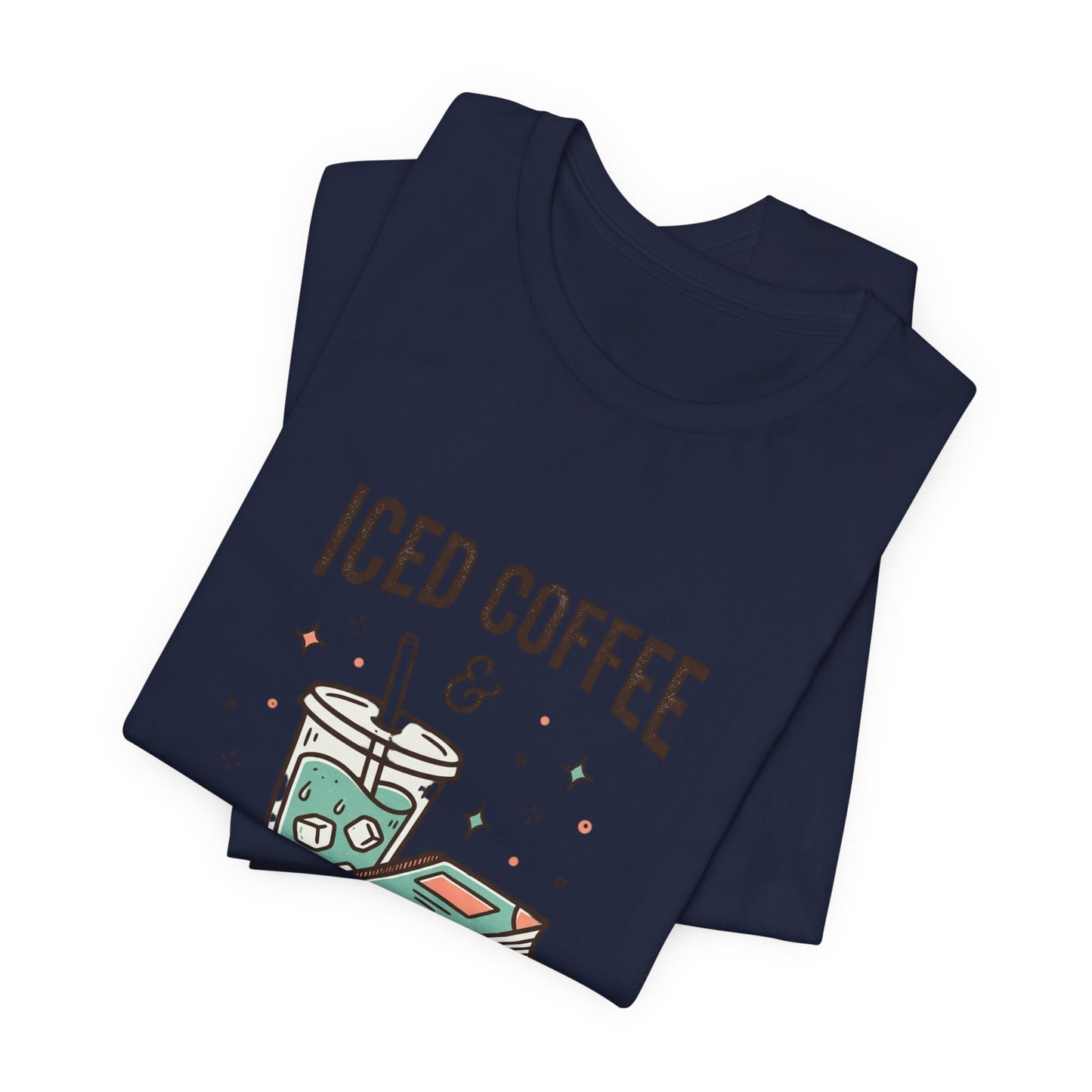 Iced Coffee & Reading Club Tee | Book Girl Summer, BookTok Aesthetic