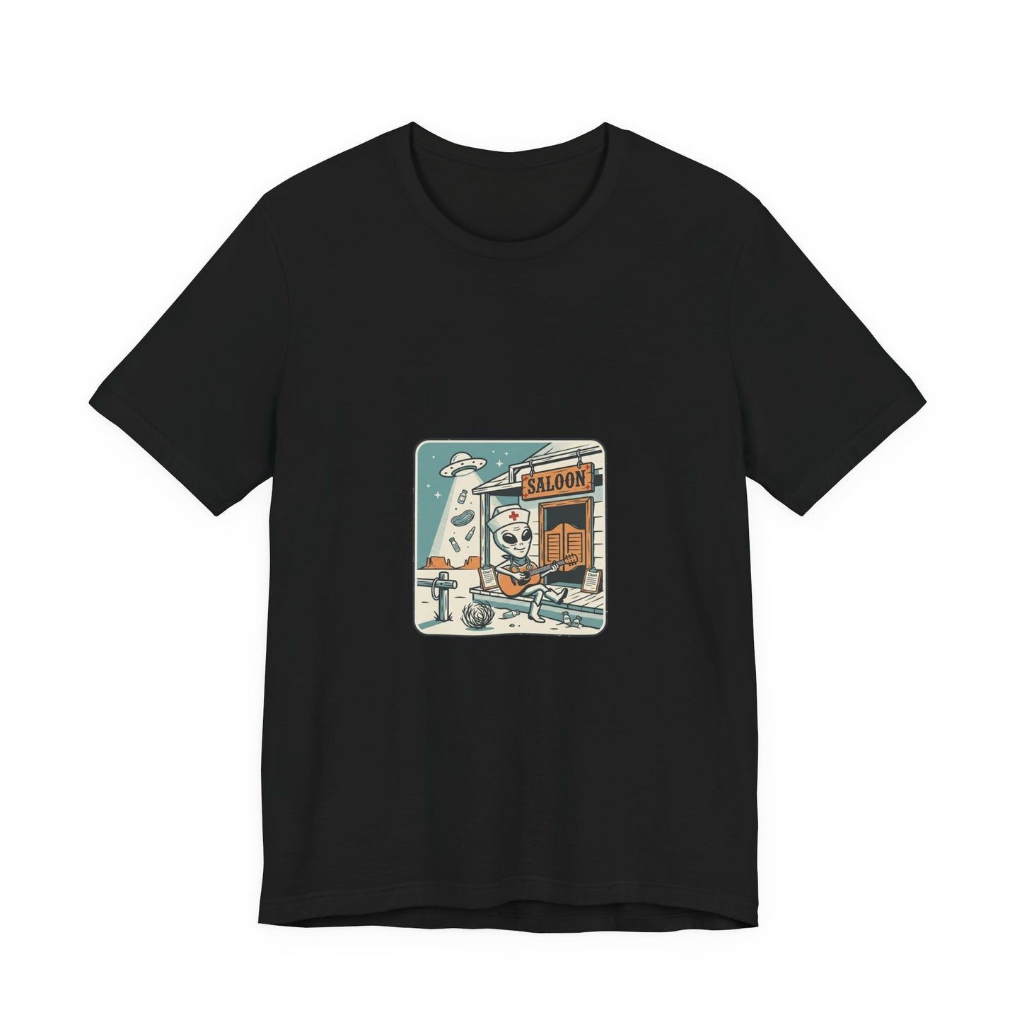 Howdy Alien Cowboy Tee | Retro UFO Desert Graphic