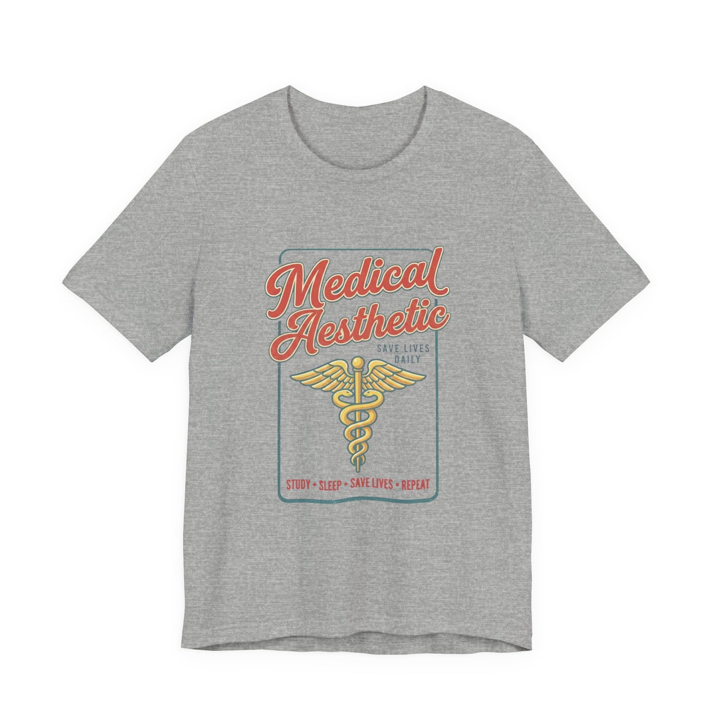 Medical Aesthetic Tee | Vintage Medical Graphic, Retro Typography