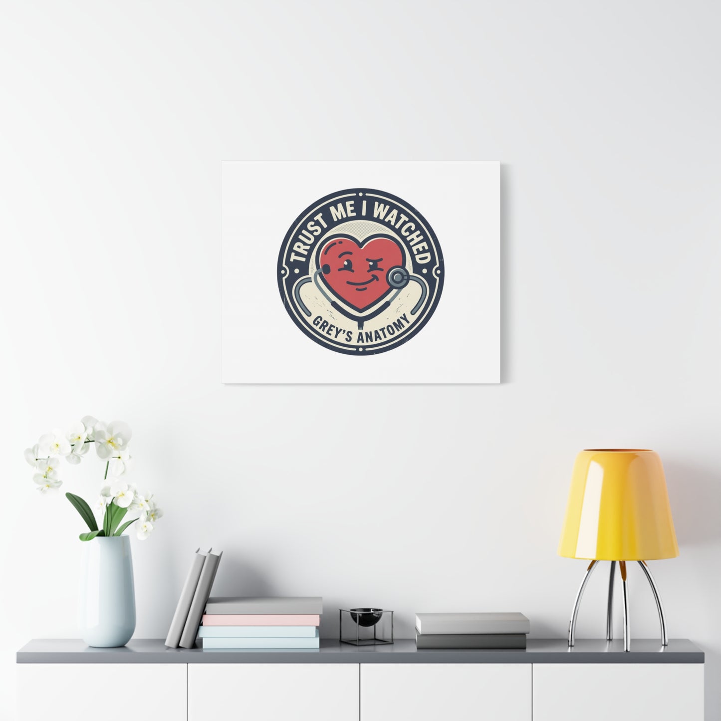 'Trust Me I Watched Grey’s Anatomy' Matte Canvas Wall Art