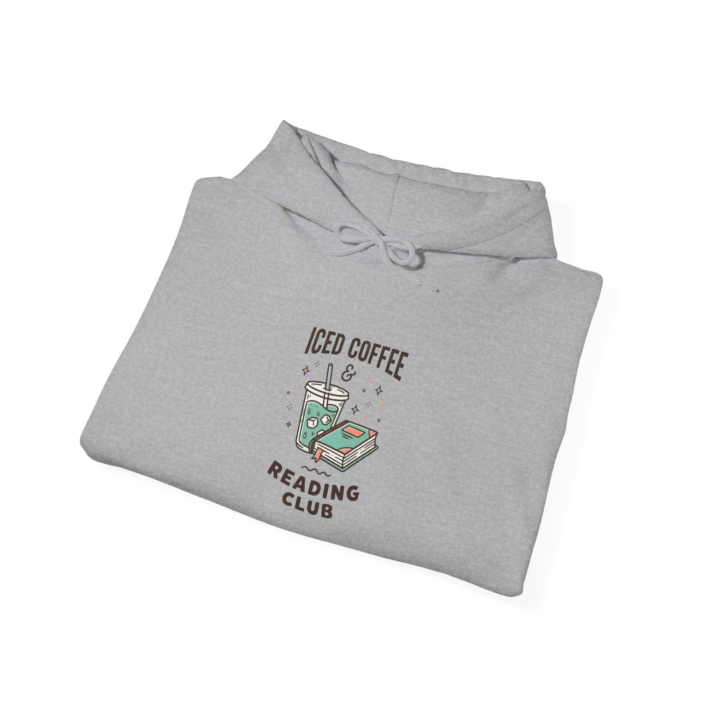 Iced Coffee Reading Club Hoodie | Book Girl Summer, BookTok Aesthetic