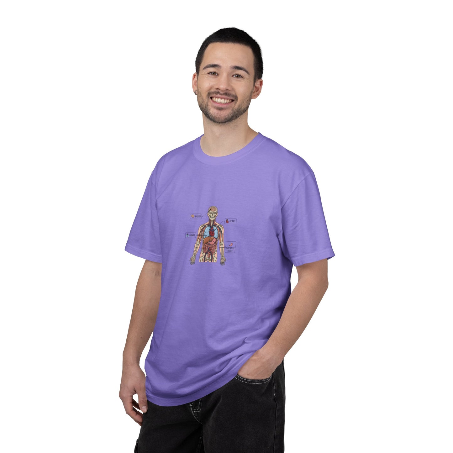 Human Anatomy Diagram T-Shirt — Medical Student Anatomy Tee