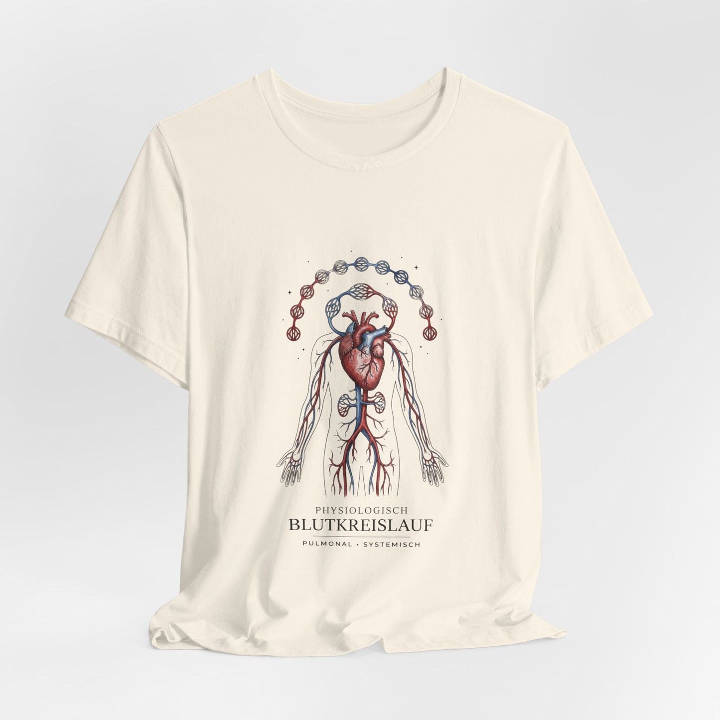 Anatomical Heart with Birth Flowers Tee | Botanical Birth Month Illustration