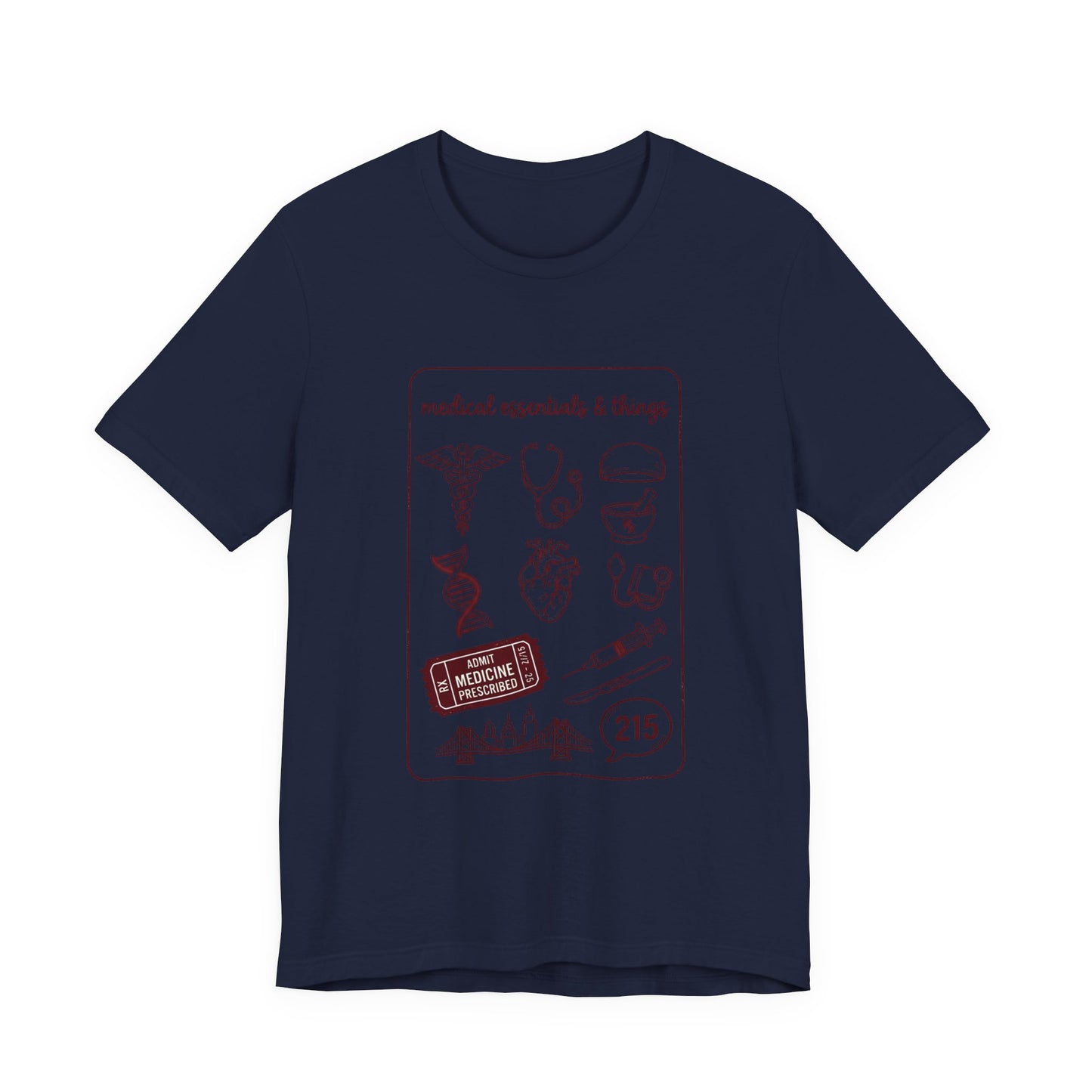Philadelphia Medical Icons Tee | Philly Baseball Pride, City Loyalty