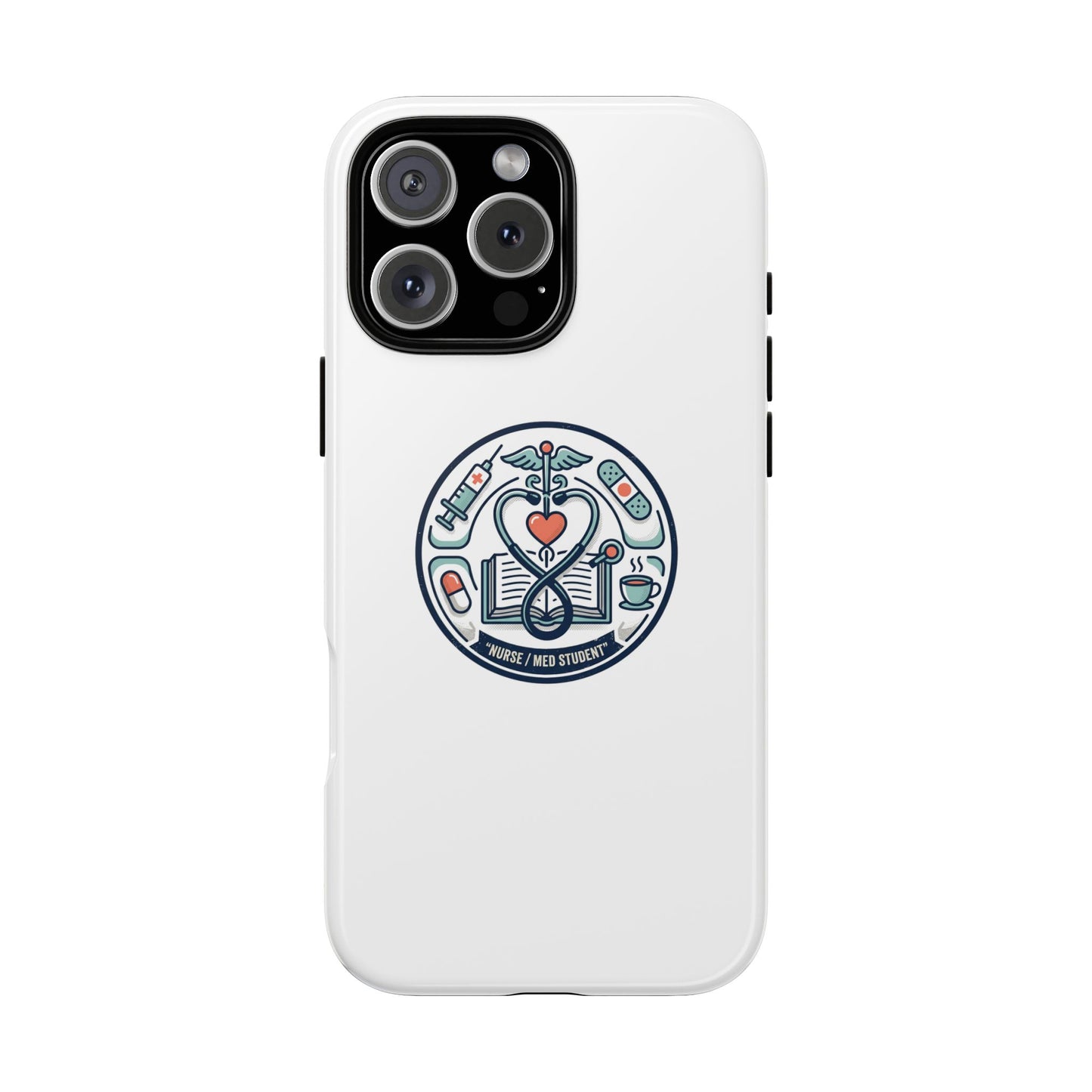 Nurse Aesthetic Tough Case — Medical Student Phone Case