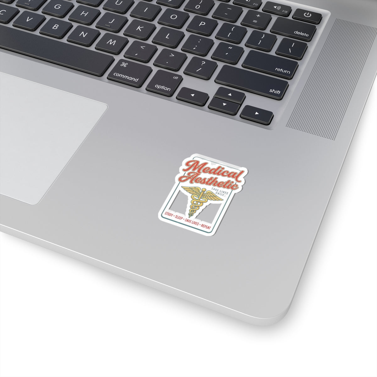 Medical Aesthetic Caduceus Sticker | Vintage Medical Retro